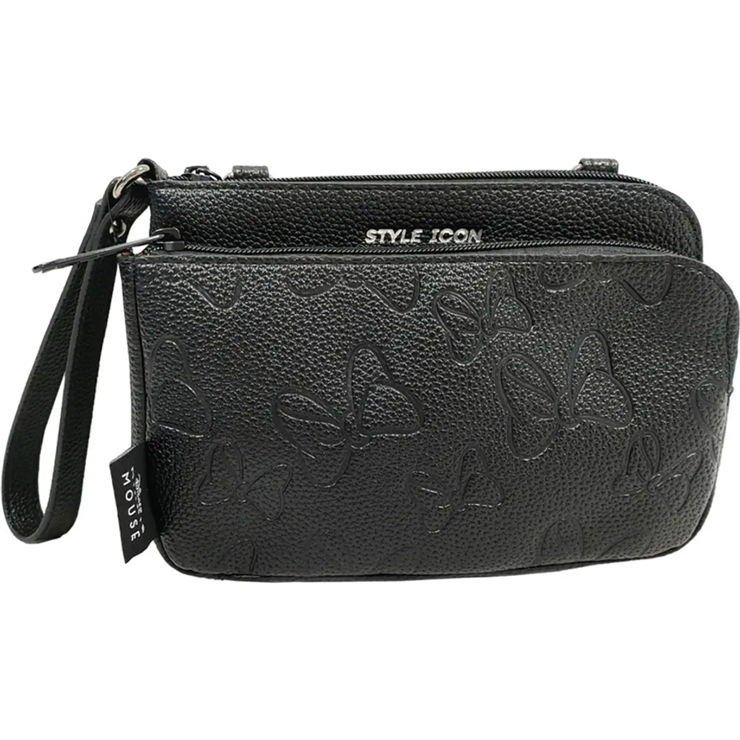 Minnie Mouse Cartera Minnie Mouse Negra Minnie Con Lazos color varios | Platanitos