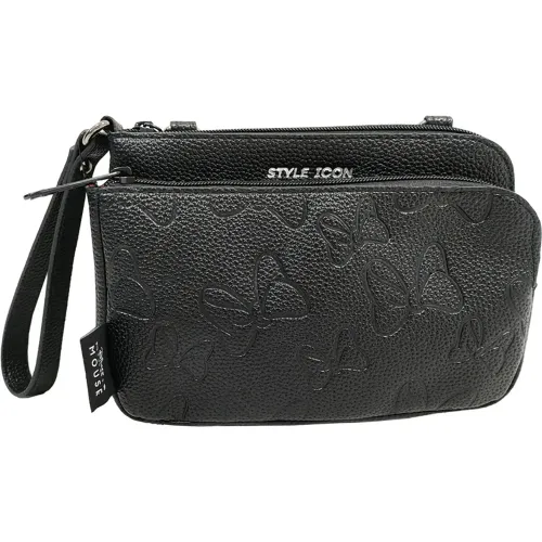 Minnie Mouse Cartera Negra Minnie Con Lazos