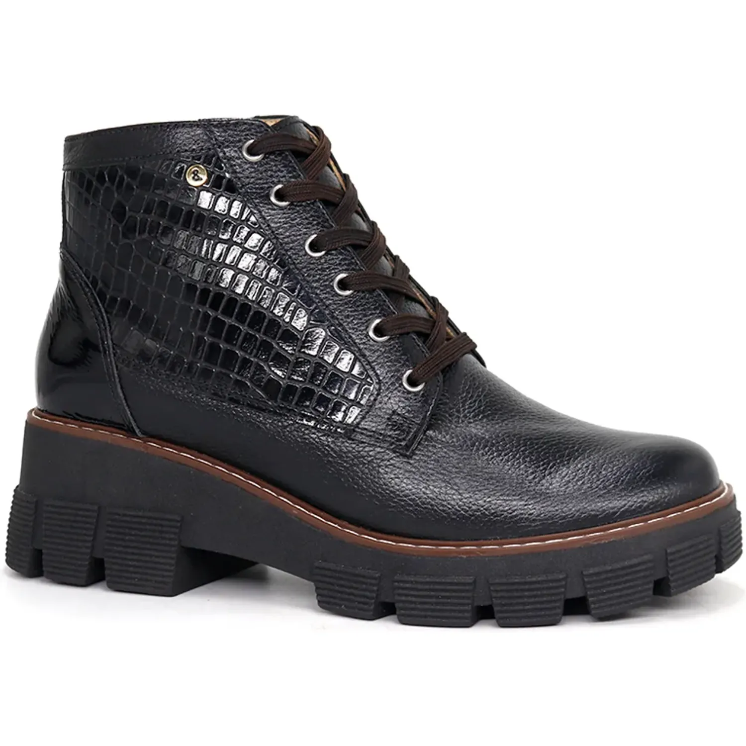 Botin Par&Ss De Vestir Mujer  Paris-Ka26q1-N color negro | Platanitos