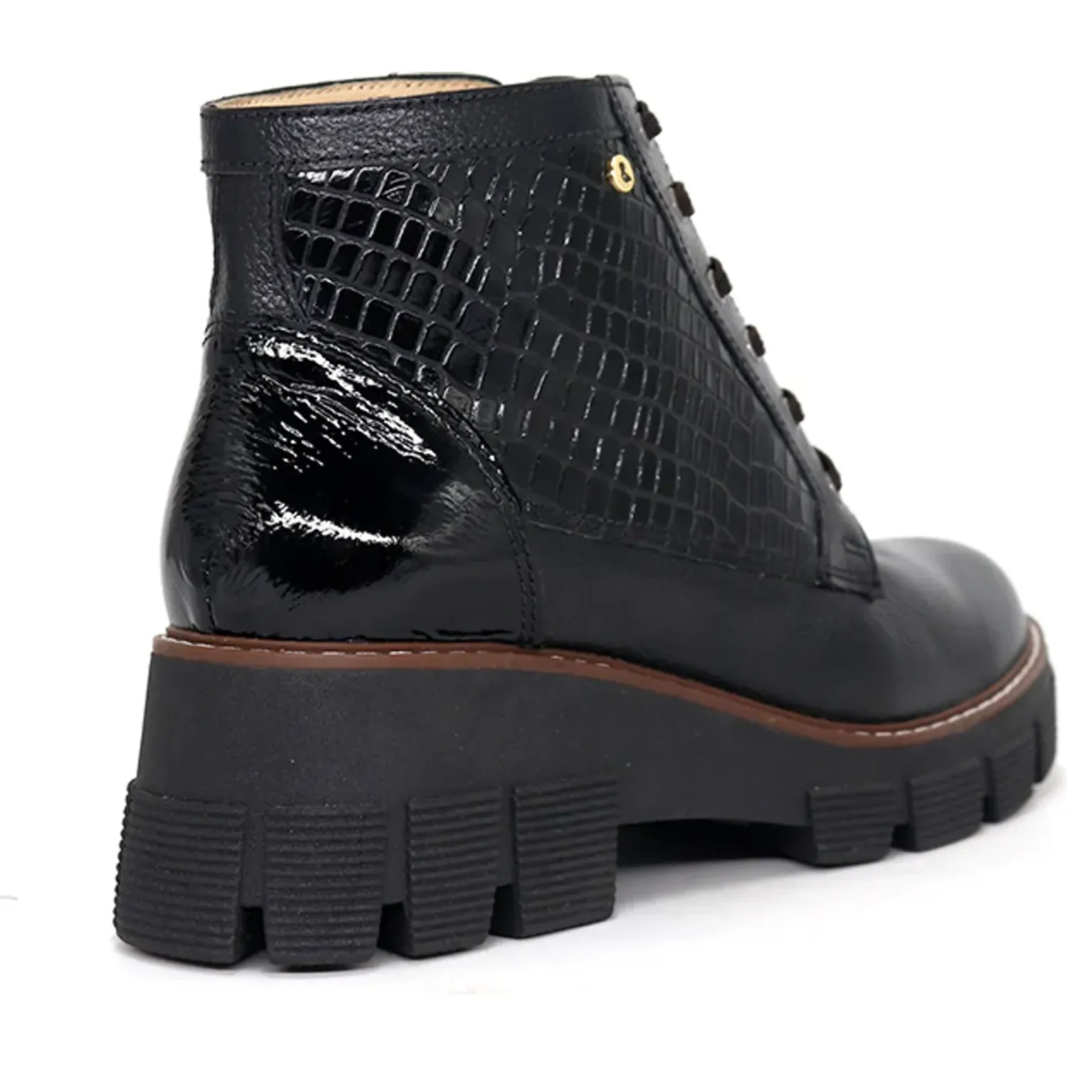 Botin Par&Ss De Vestir Mujer  Paris-Ka26q1-N color negro | Platanitos