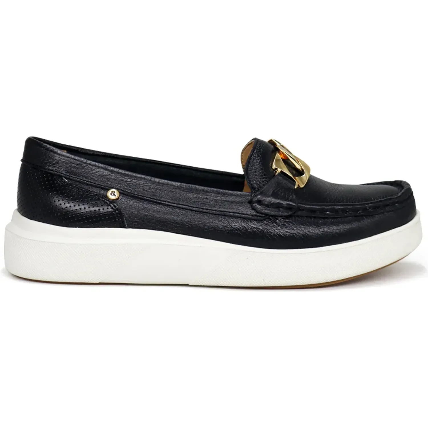 PAR&SS Mocasin Par&Ss Casual De Cuero Para Mujer Ceda-Ka26q3-N color negro | Platanitos
