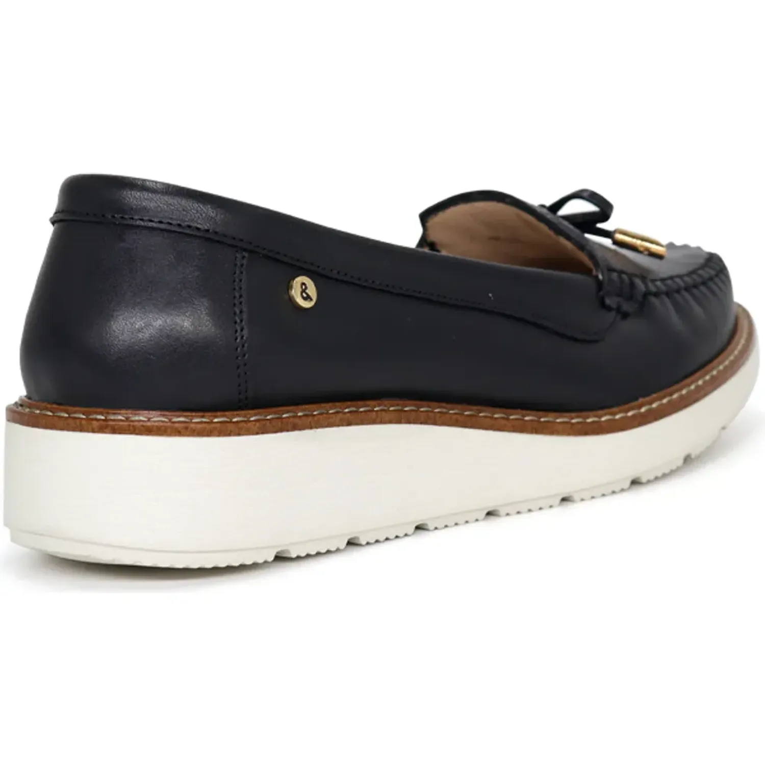 PAR&SS Mocasin Par&Ss Casual De Cuero Para Mujer Ja26q2-Ms860-N color negro | Platanitos