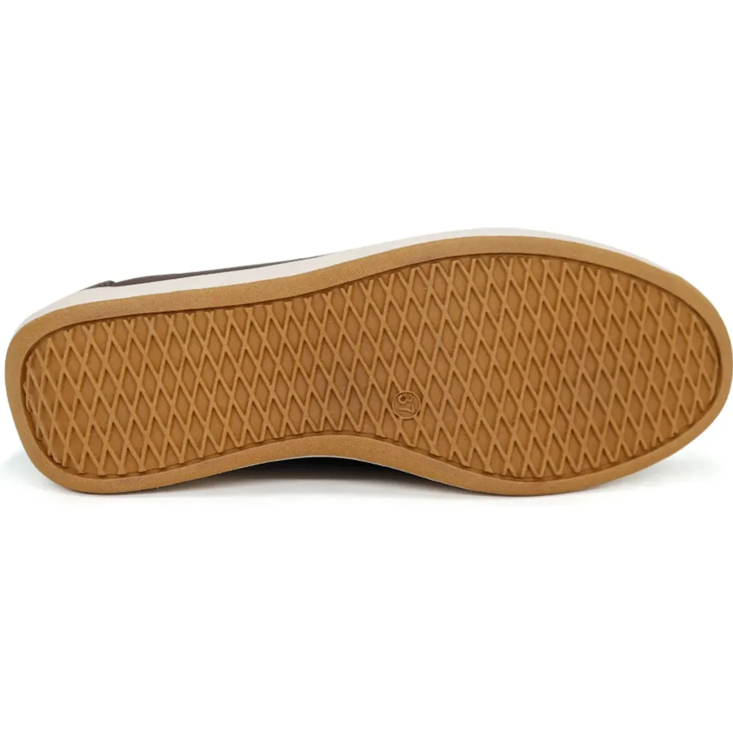 PAR&SS Mocasin Par&Ss Casual De Cuero Para Mujer Ja26q2-Ms861 color caoba | Platanitos