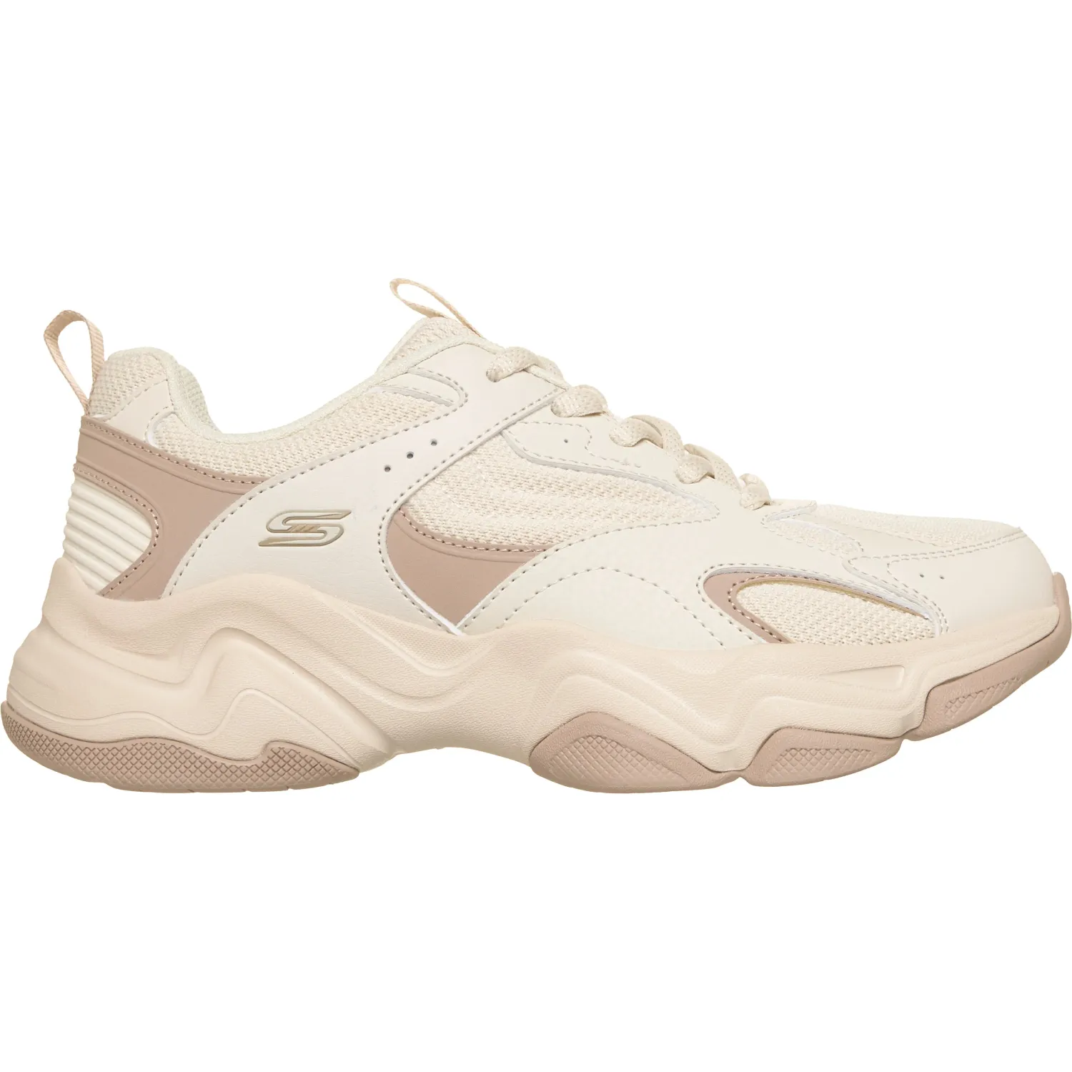 Skechers Zapatillas Skechers Urbanas Mujer Bobs Diego color crema | Platanitos