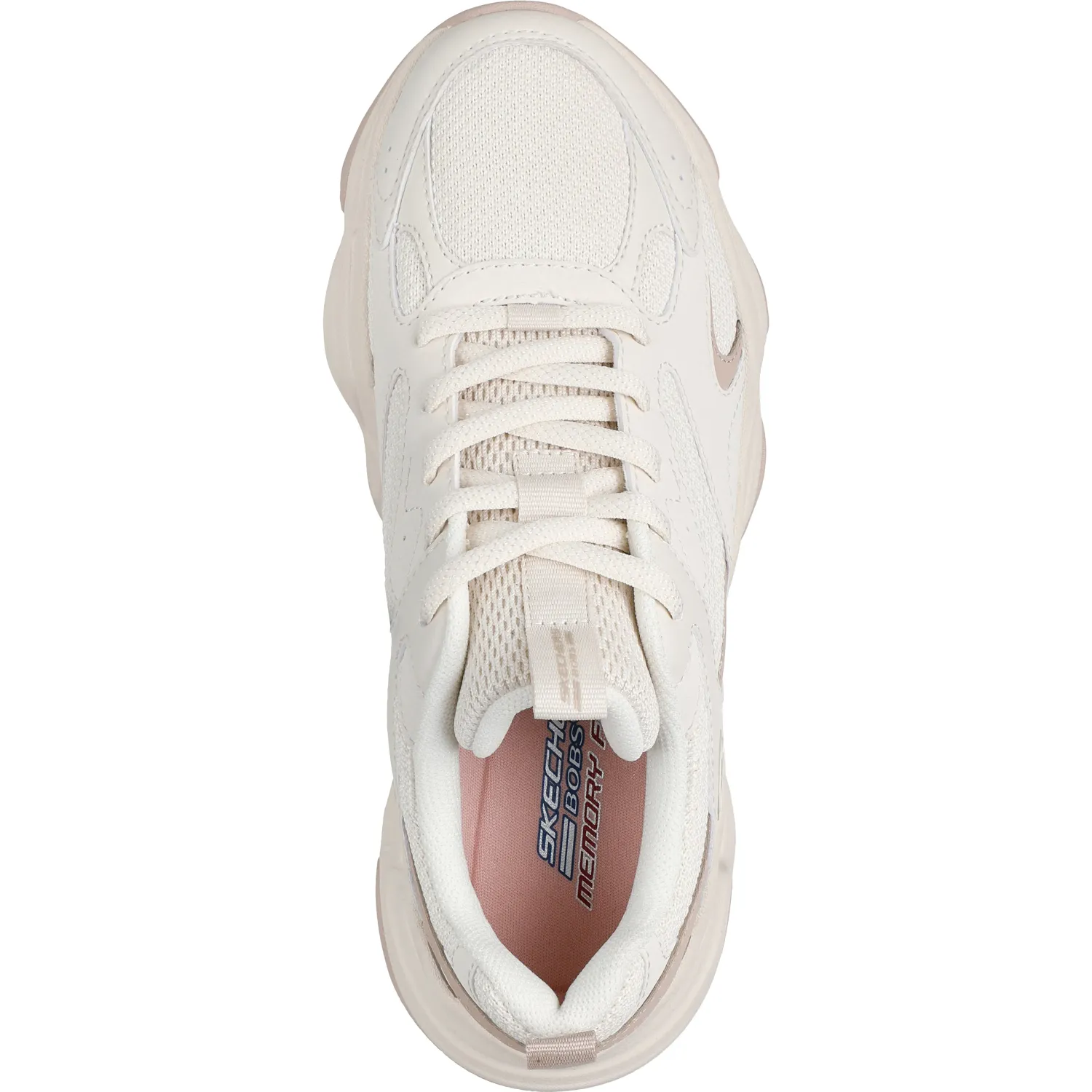 Skechers Zapatillas Skechers Urbanas Mujer Bobs Diego color crema | Platanitos