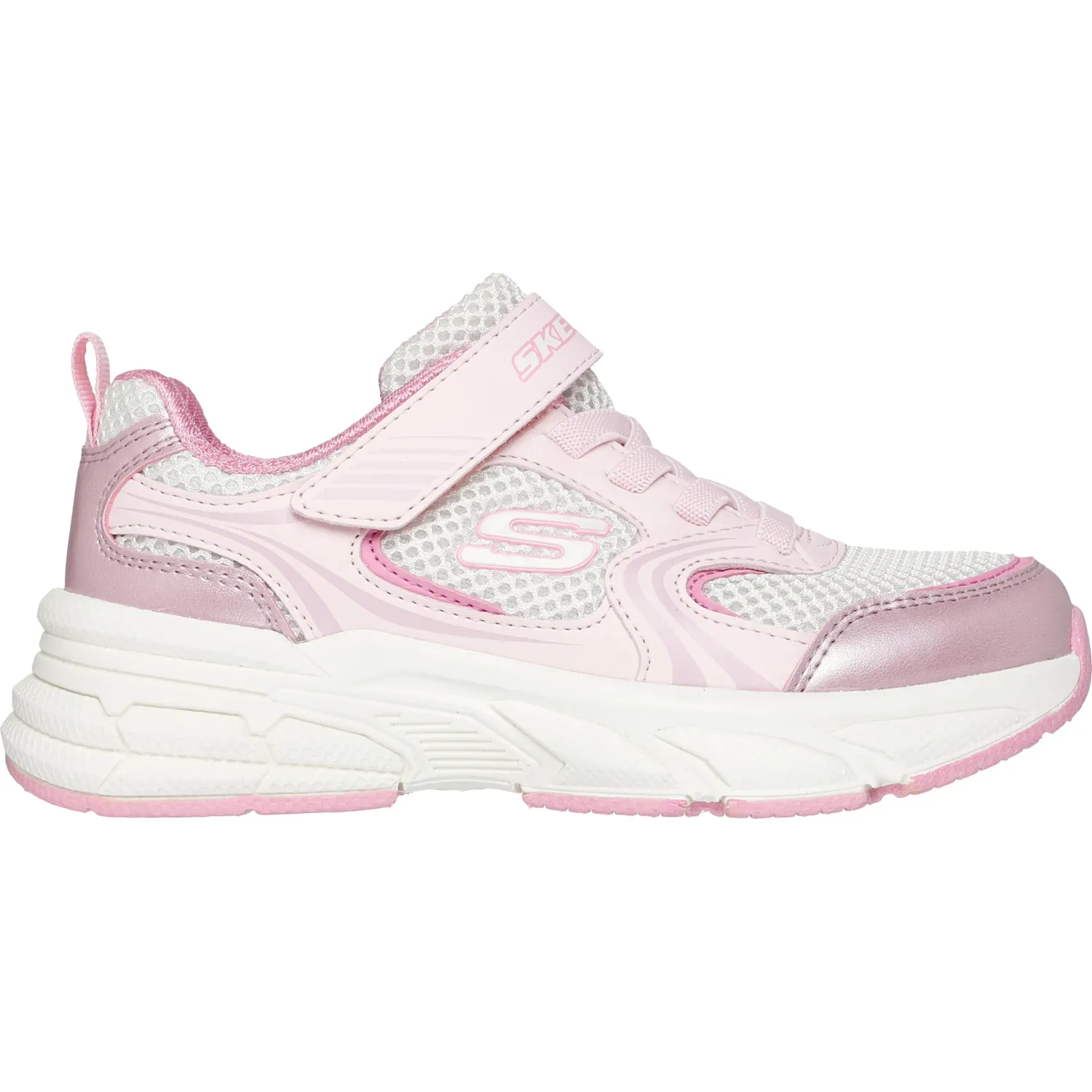 Zapatillas Skechers Urbanas Niñas Retro-Graph color rosado | Platanitos
