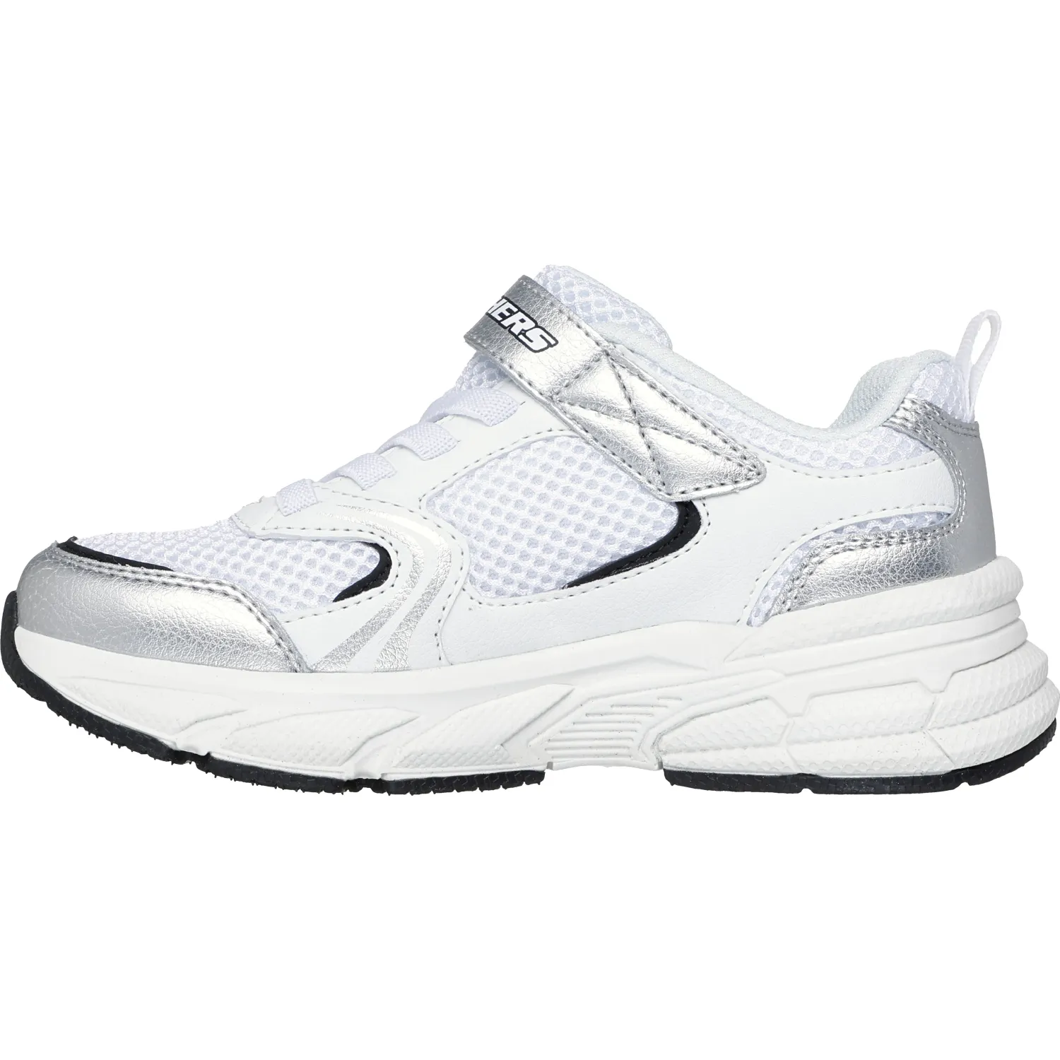 Zapatillas Skechers Urbanas Niñas Retro-Graph color blanco | Platanitos