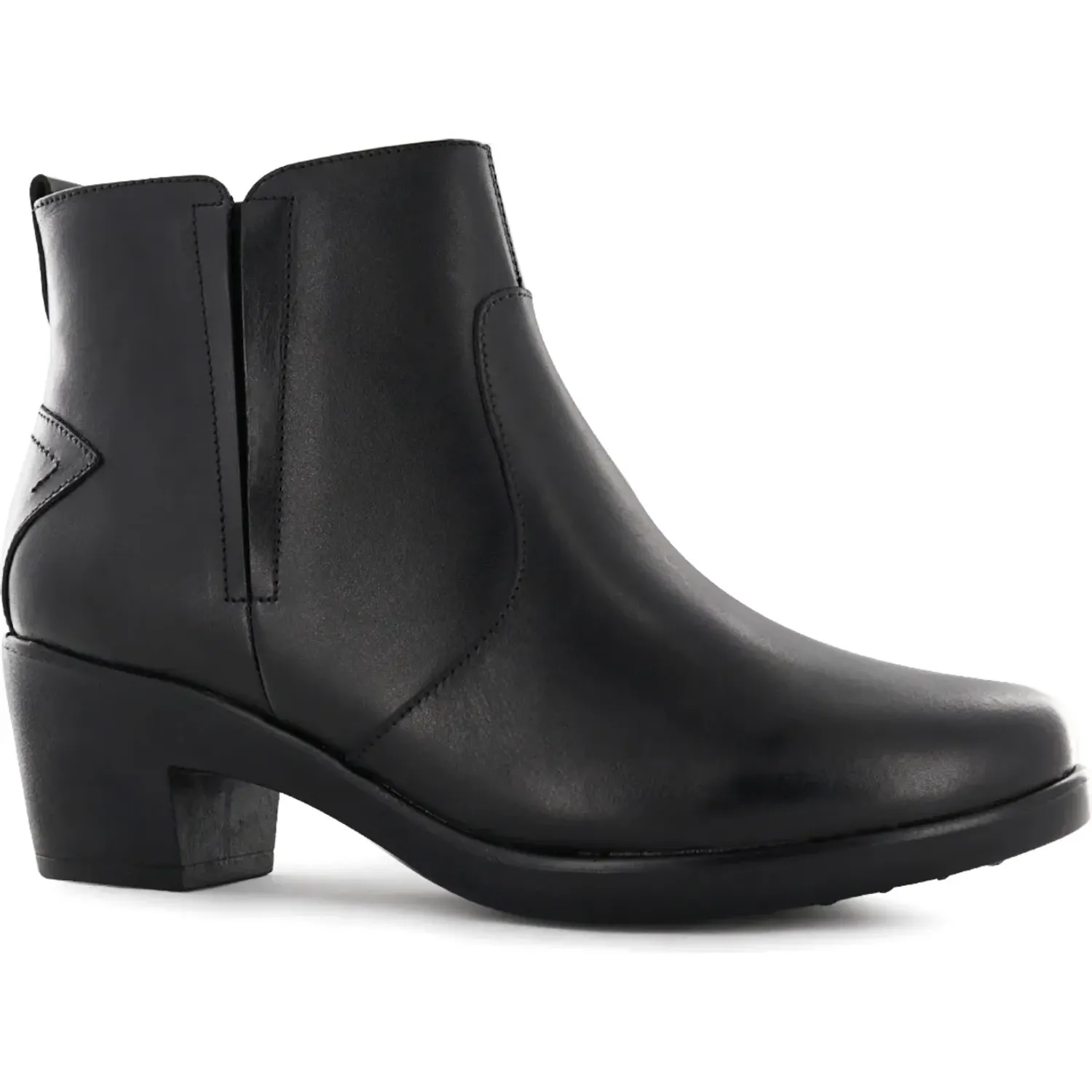 Botin Ecco Confort Mujer Asturias08 color negro | Platanitos