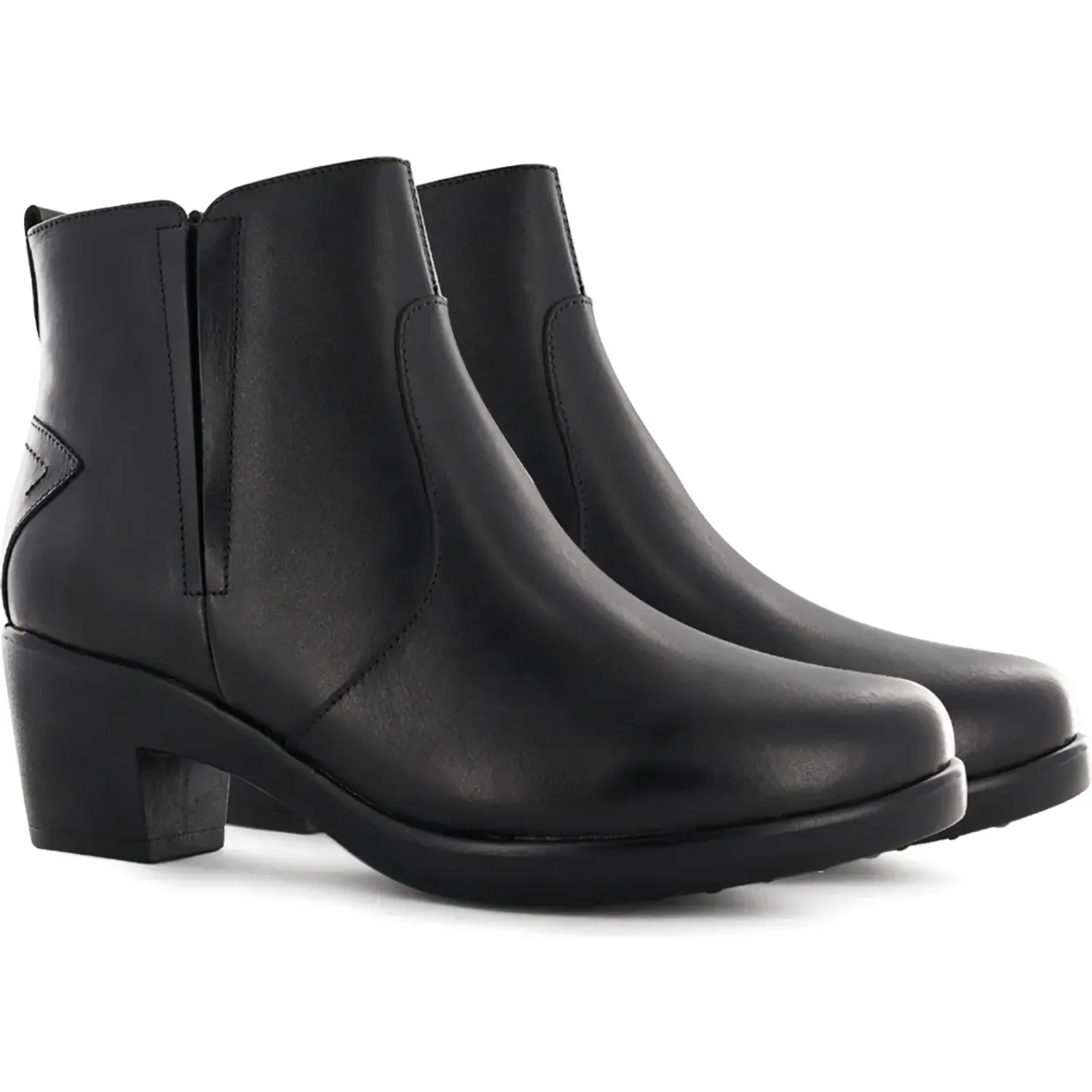 Botin Ecco Confort Mujer Asturias08 color negro | Platanitos