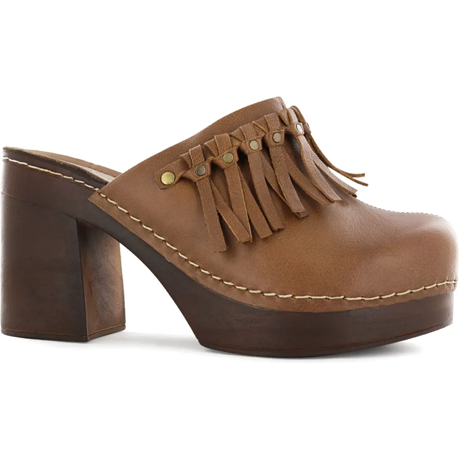Ecco Zueco Ecco Casual Mujer Triana08 color tostado | Platanitos