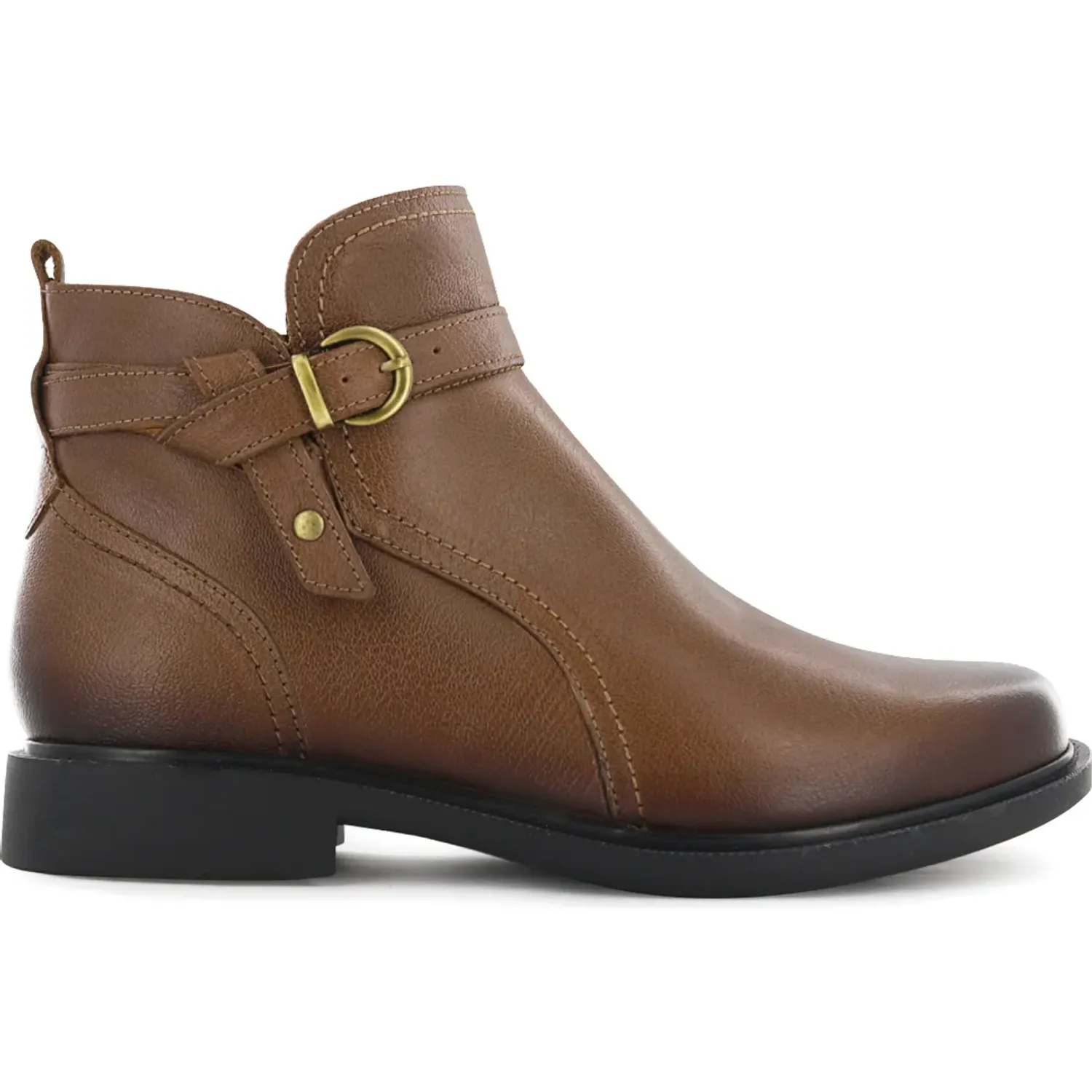 Botin Ecco Casual Mujer Xara02 color tostado | Platanitos