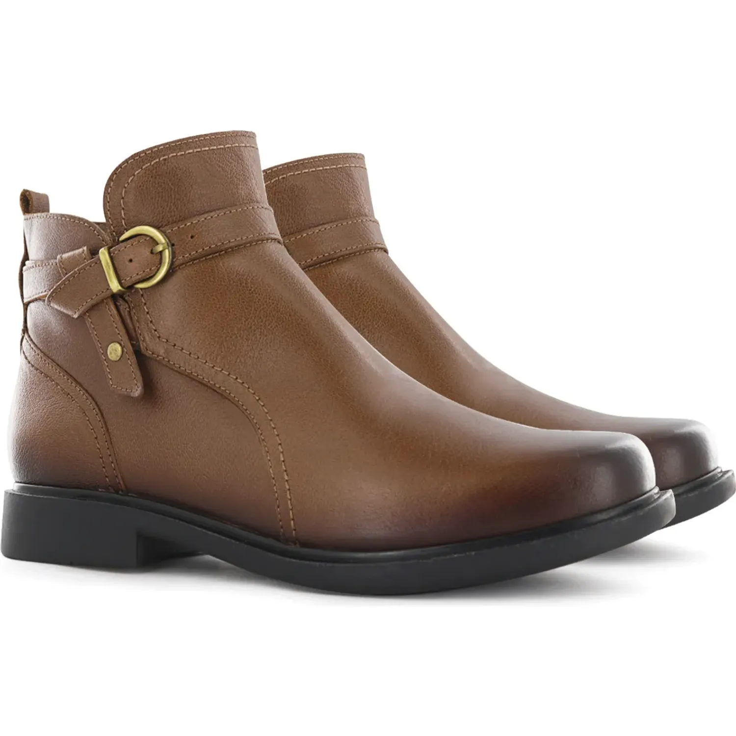 Botin Ecco Casual Mujer Xara02 color tostado | Platanitos