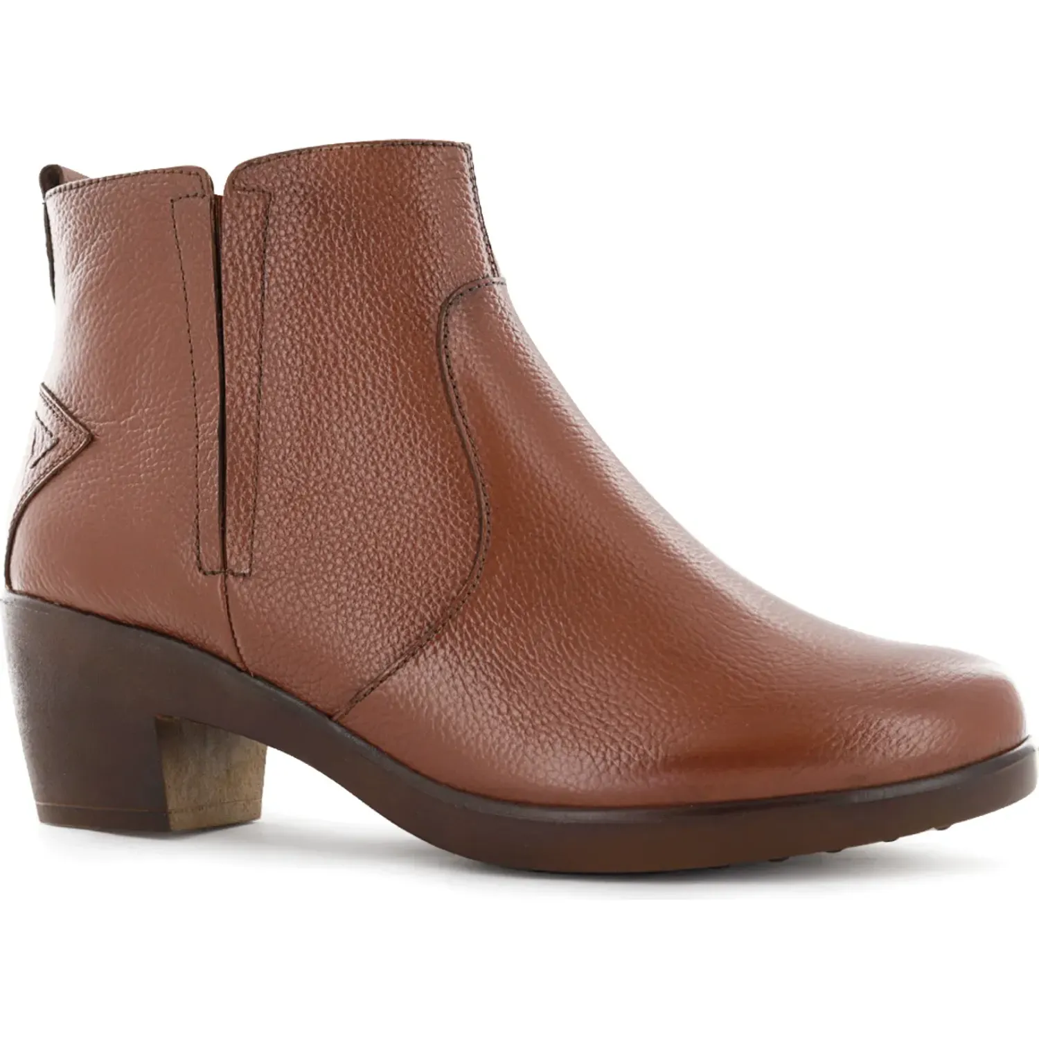 Ecco Botin Ecco Confort Mujer Asturias08 color cobre | Platanitos