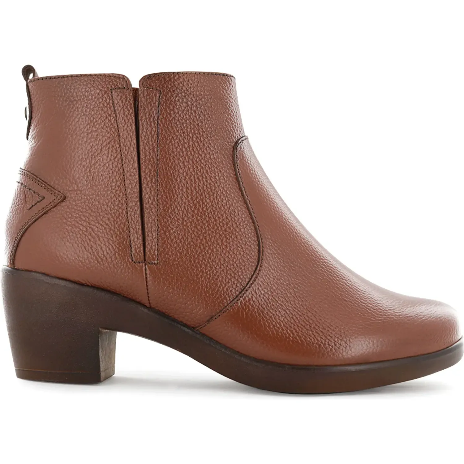 Ecco Botin Ecco Confort Mujer Asturias08 color cobre | Platanitos