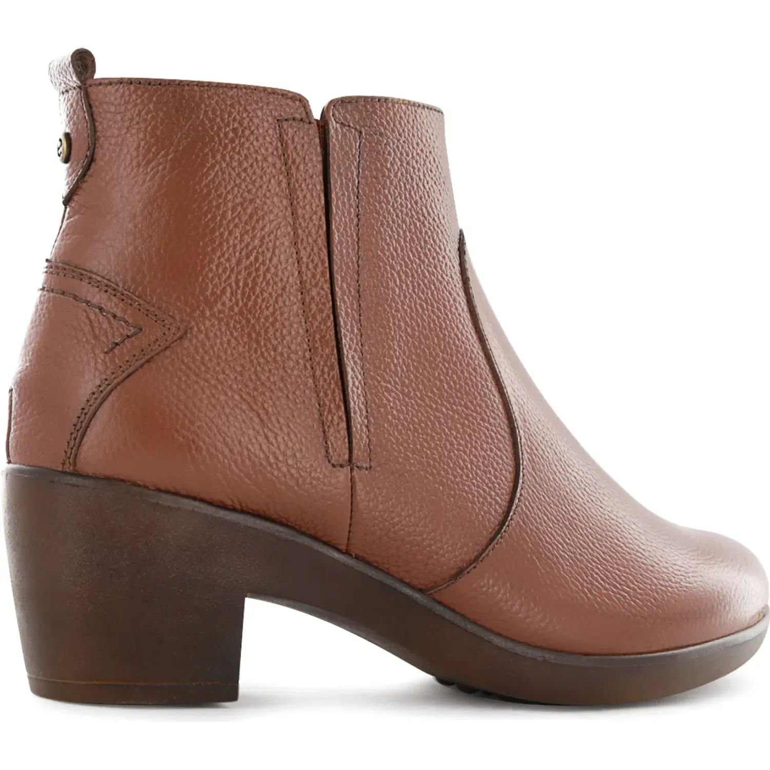 Ecco Botin Ecco Confort Mujer Asturias08 color cobre | Platanitos