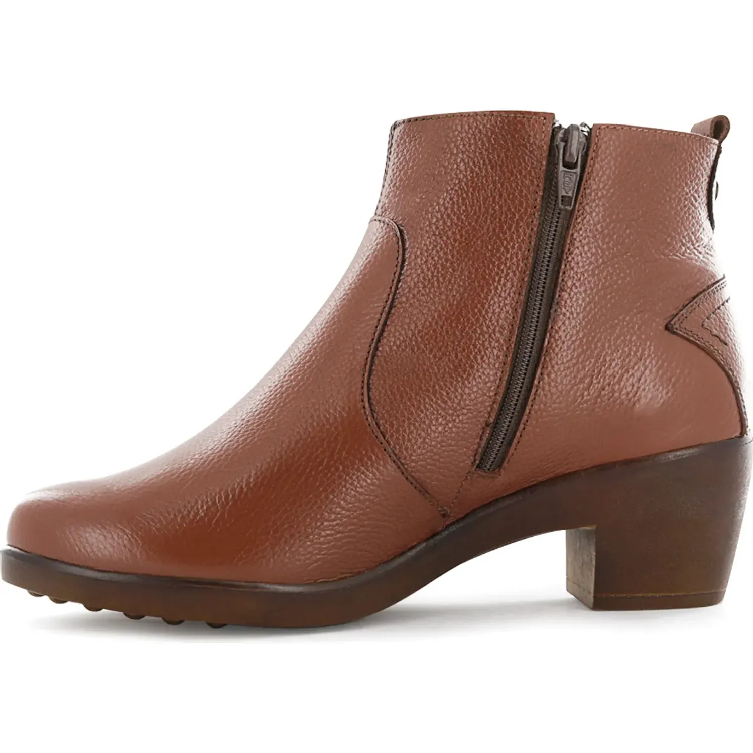 Ecco Botin Ecco Confort Mujer Asturias08 color cobre | Platanitos