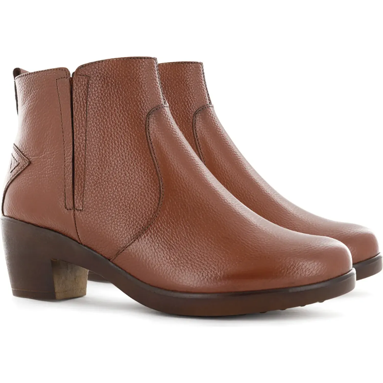 Ecco Botin Ecco Confort Mujer Asturias08 color cobre | Platanitos