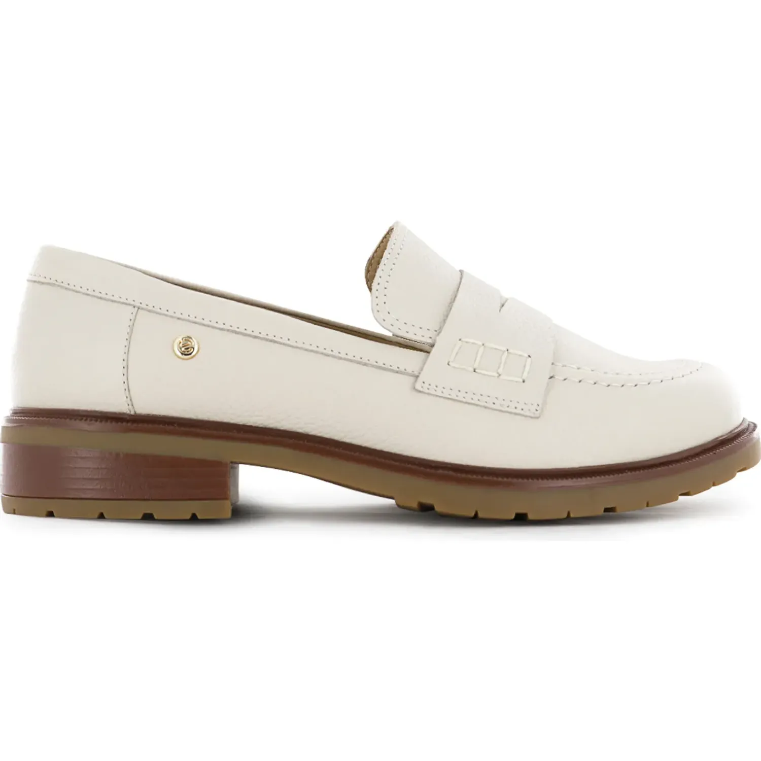 Mocasin Ecco Mujer Zumi02 color hielo | Platanitos