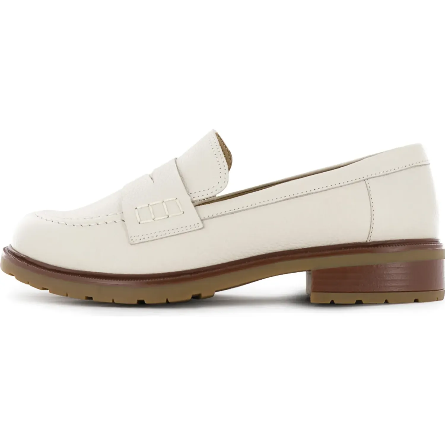 Mocasin Ecco Mujer Zumi02 color hielo | Platanitos
