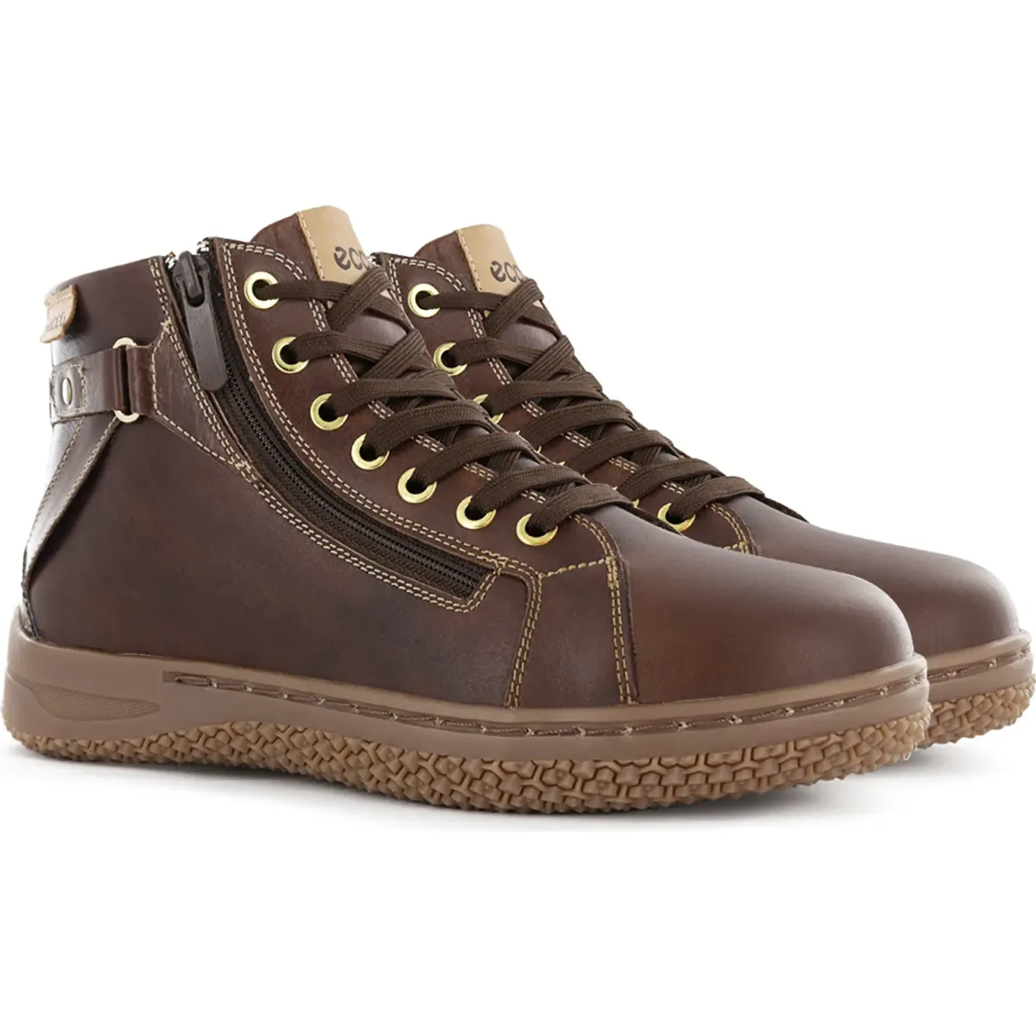 Ecco Botin Ecco Mujer Mulan02 color chocolate | Platanitos