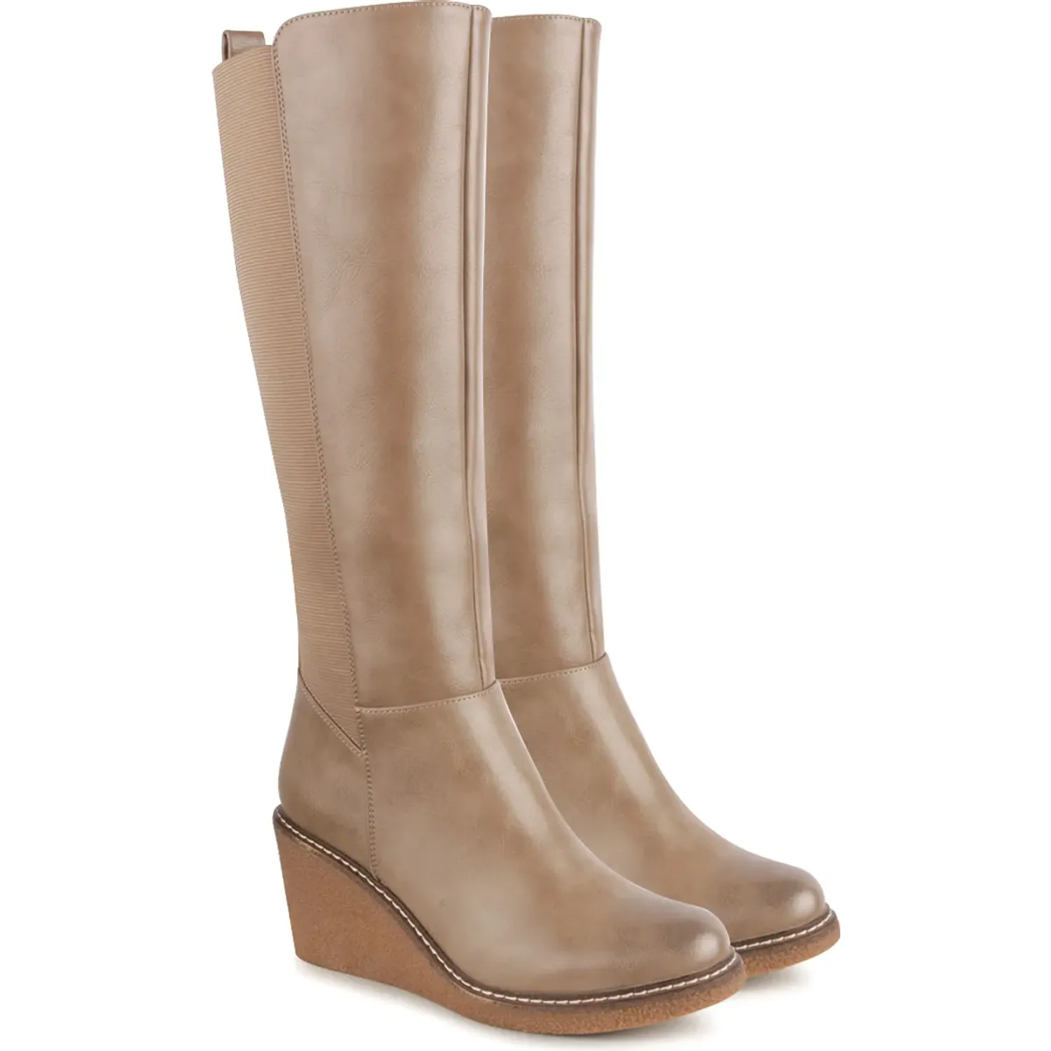 Impuls Bota Impuls Mujer Tabitha18 color taupe | Platanitos