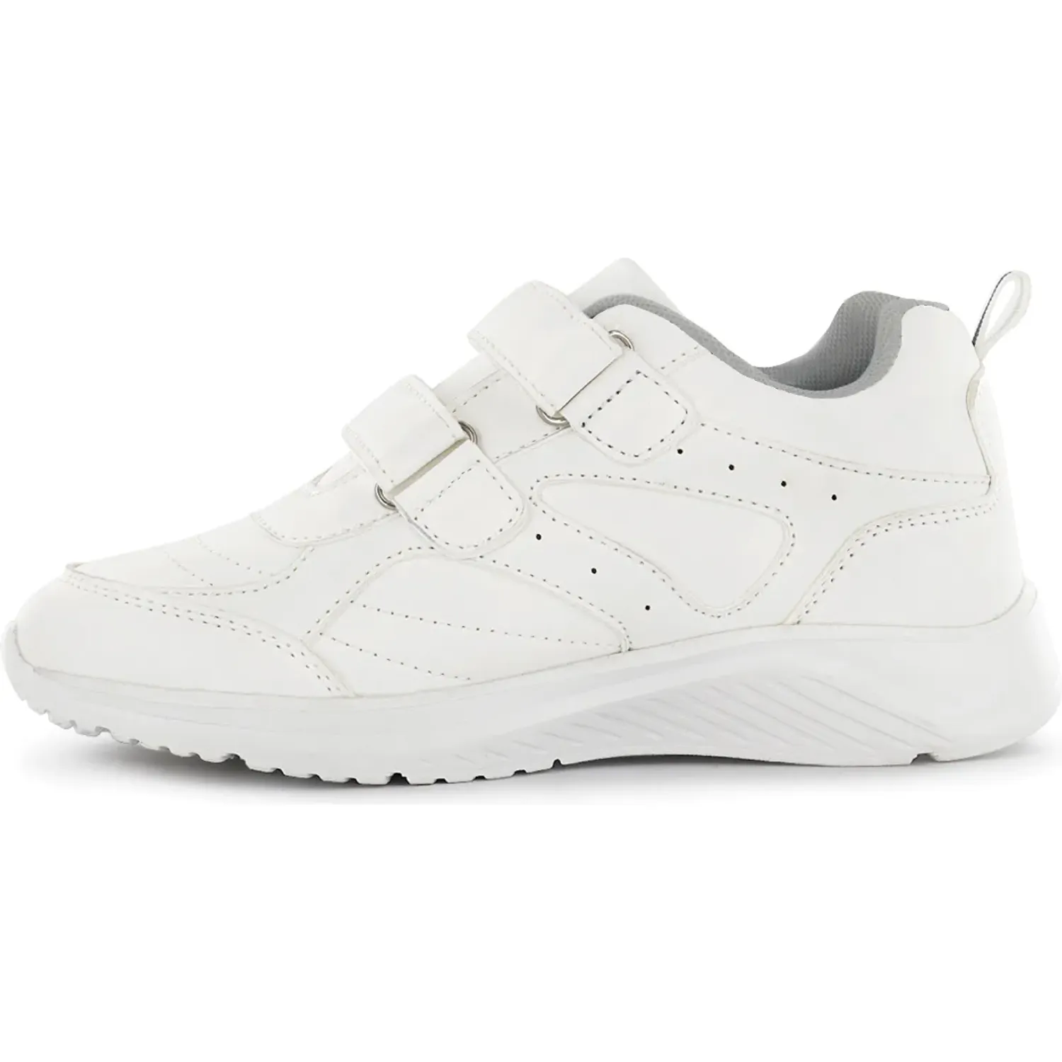 Zapatilla Impuls Escolar Unisex Delta06 color blanco | Platanitos
