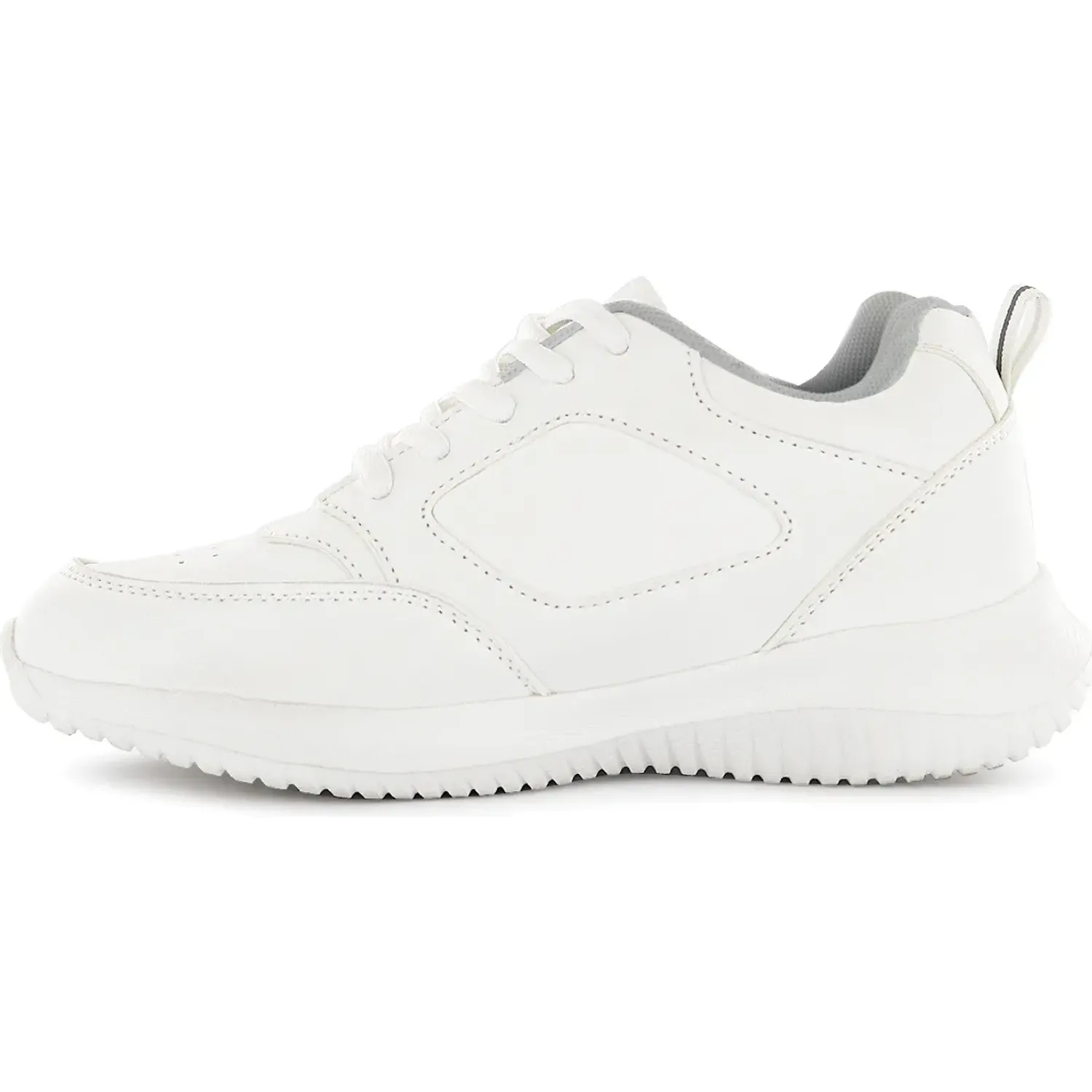 Zapatilla Impuls Escolar Unisex Delta07 color blanco | Platanitos