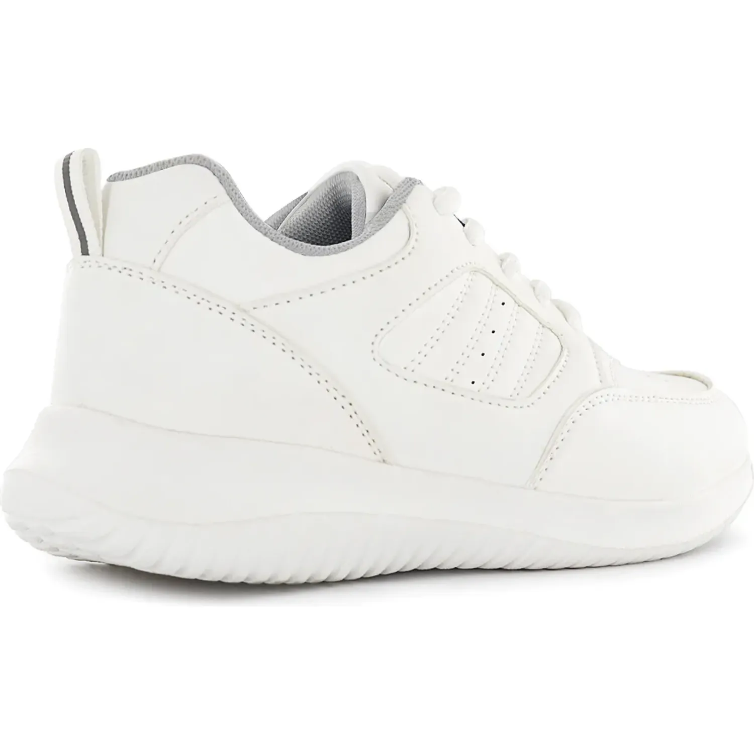 Zapatilla Impuls Escolar Unisex Delta07 color blanco | Platanitos