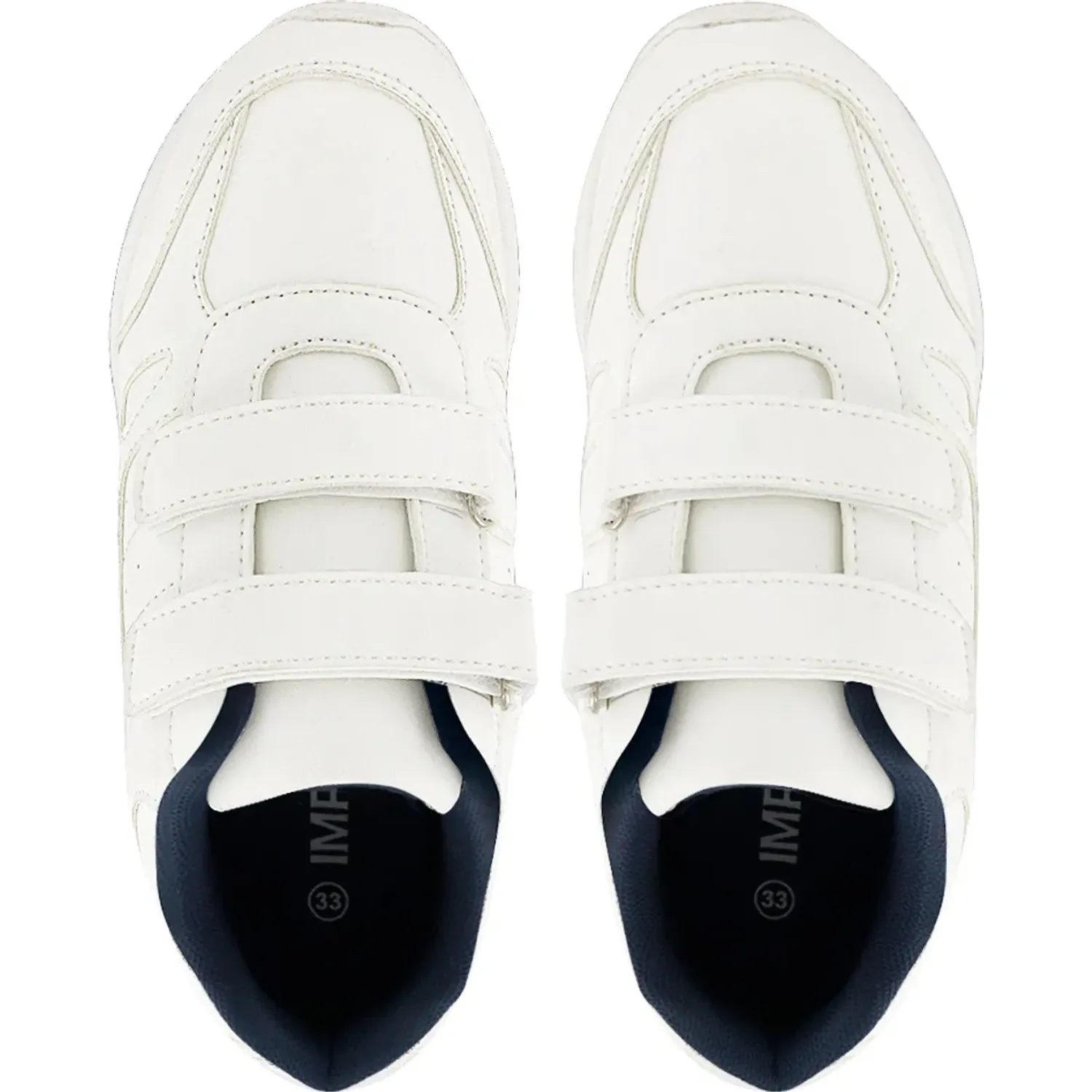 Zapatilla Impuls Escolar Unisex Delta08 color blanco | Platanitos