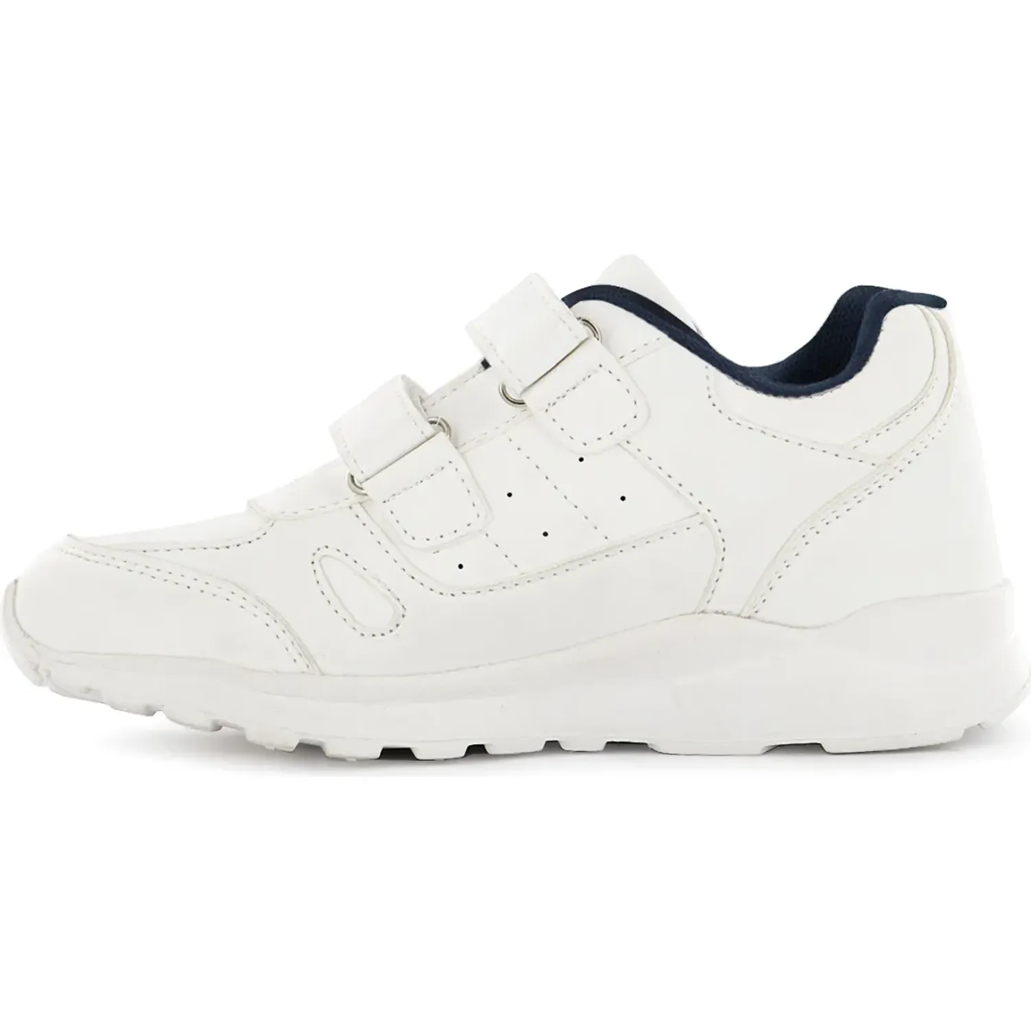 Zapatilla Impuls Escolar Unisex Delta08 color blanco | Platanitos