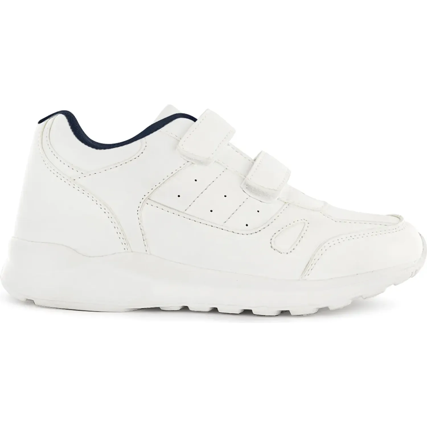 Zapatilla Impuls Escolar Unisex Delta08 color blanco | Platanitos