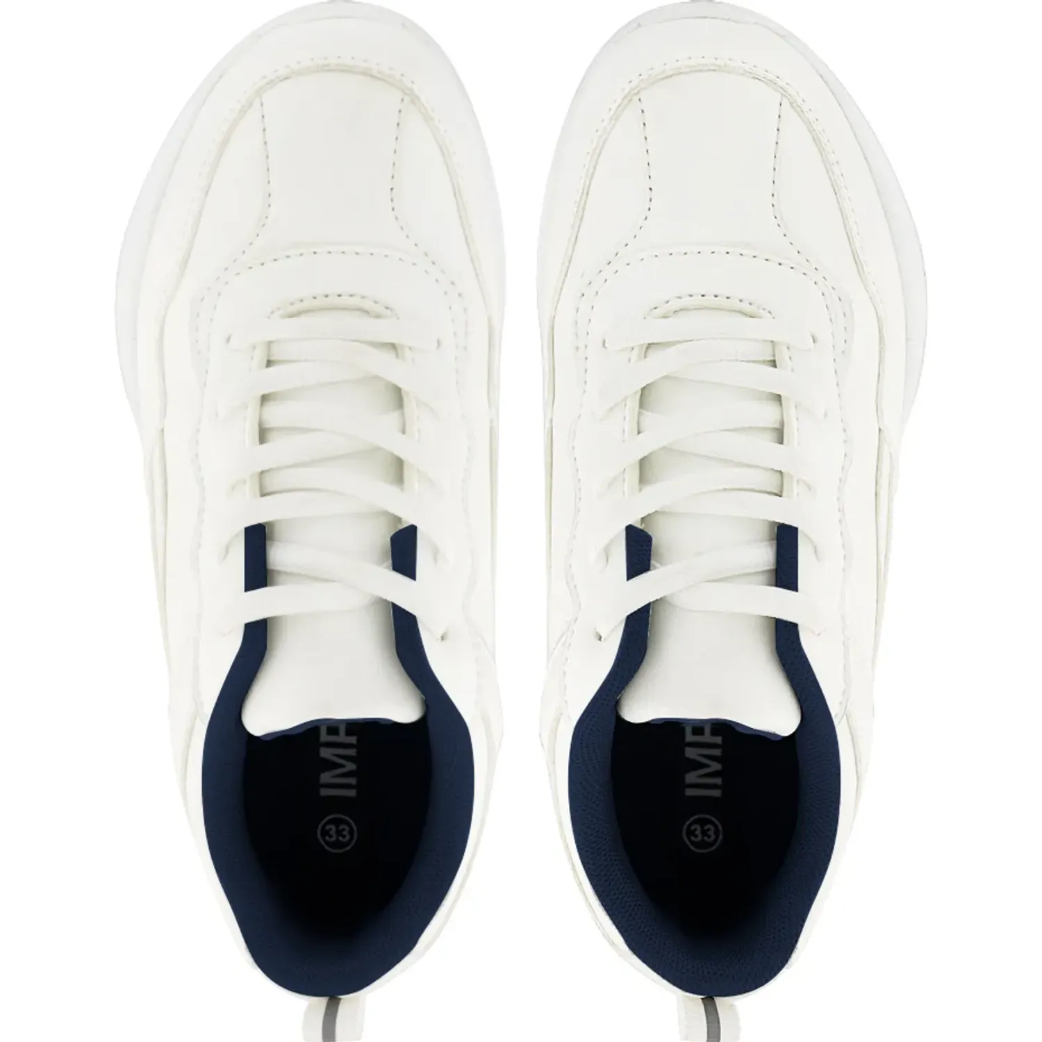 Zapatilla Impuls Escolar Unisex Delta09 color blanco | Platanitos