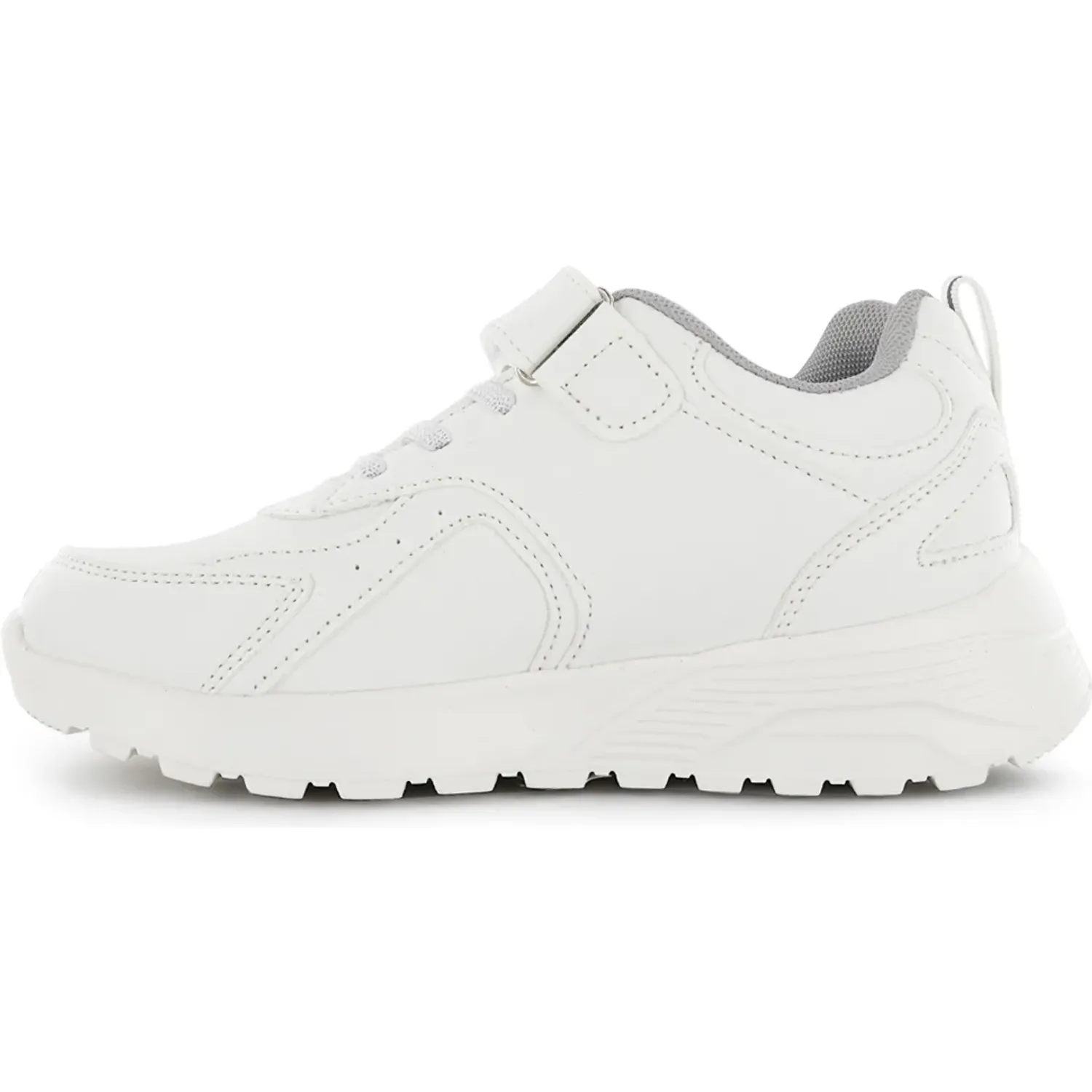 Zapatilla Impuls Escolar Unisex Delta10 color blanco | Platanitos