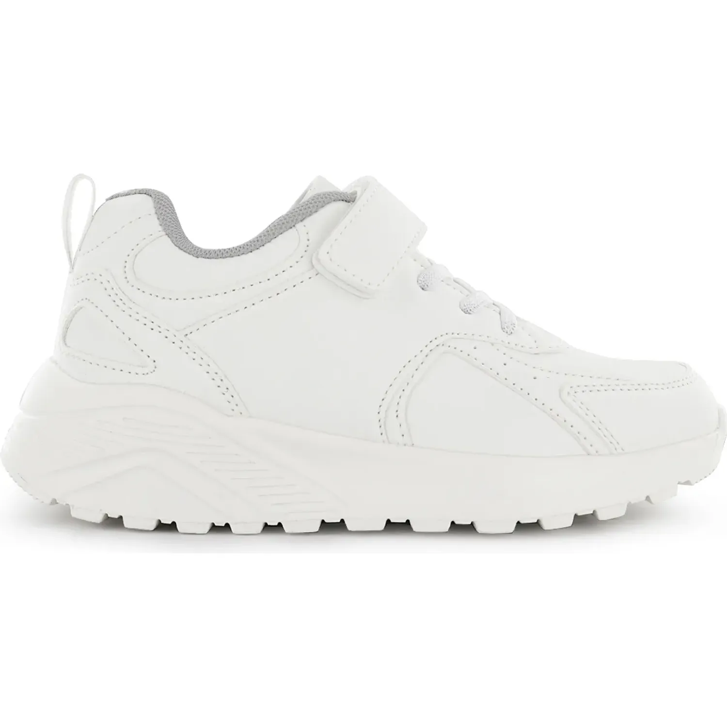 Zapatilla Impuls Escolar Unisex Delta10 color blanco | Platanitos