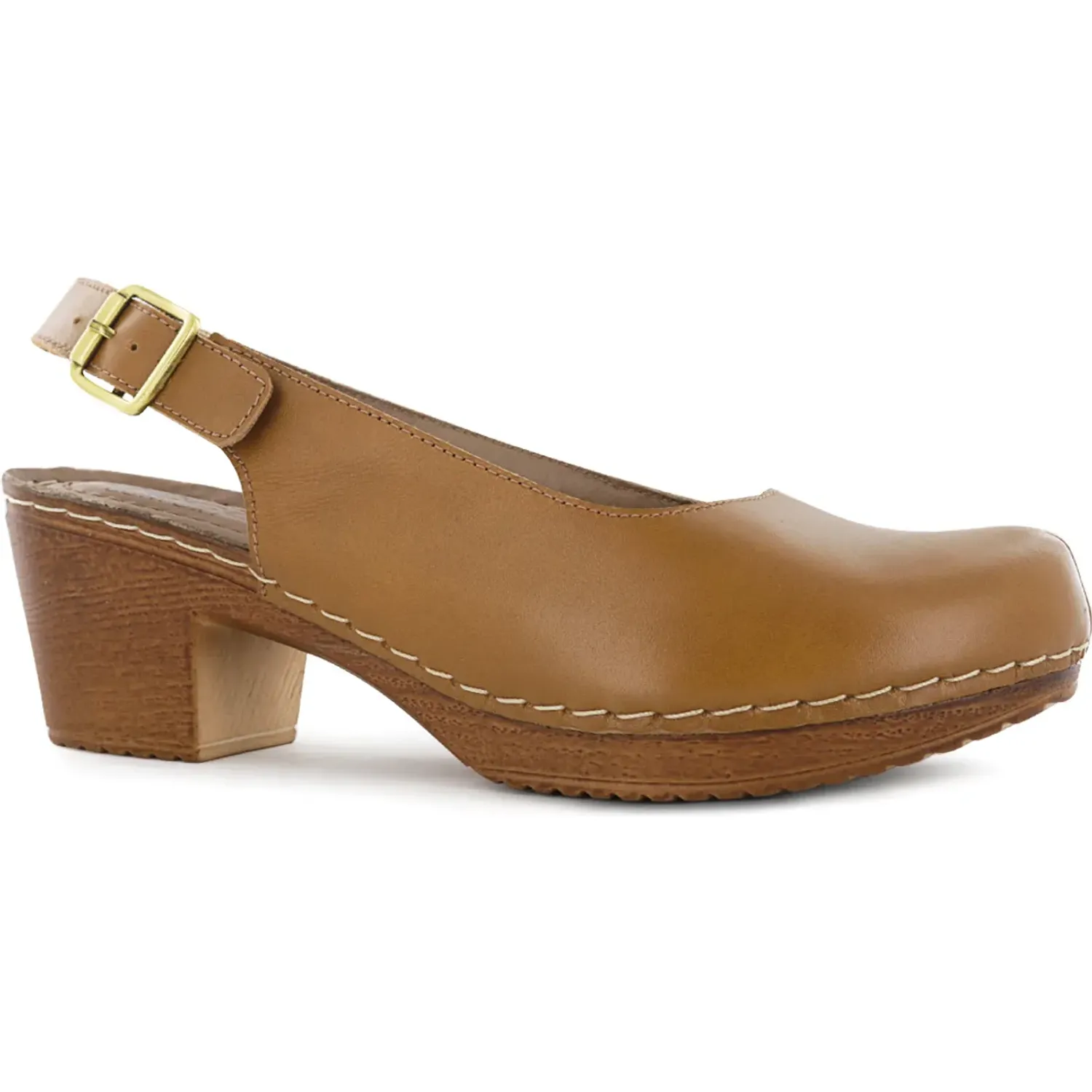 Ecco Zueco Ecco Mujer Mika10 color toffee | Platanitos