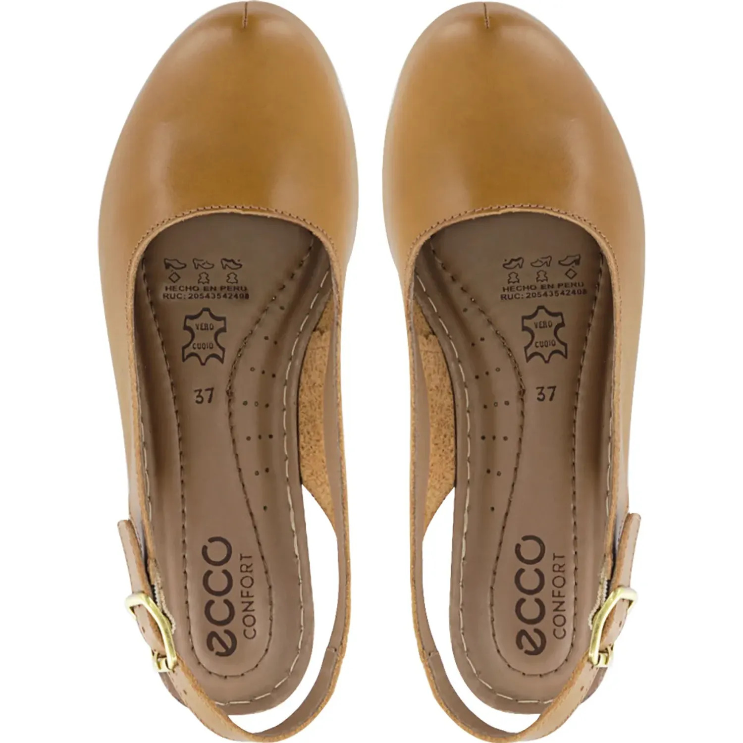 Ecco Zueco Ecco Mujer Mika10 color toffee | Platanitos