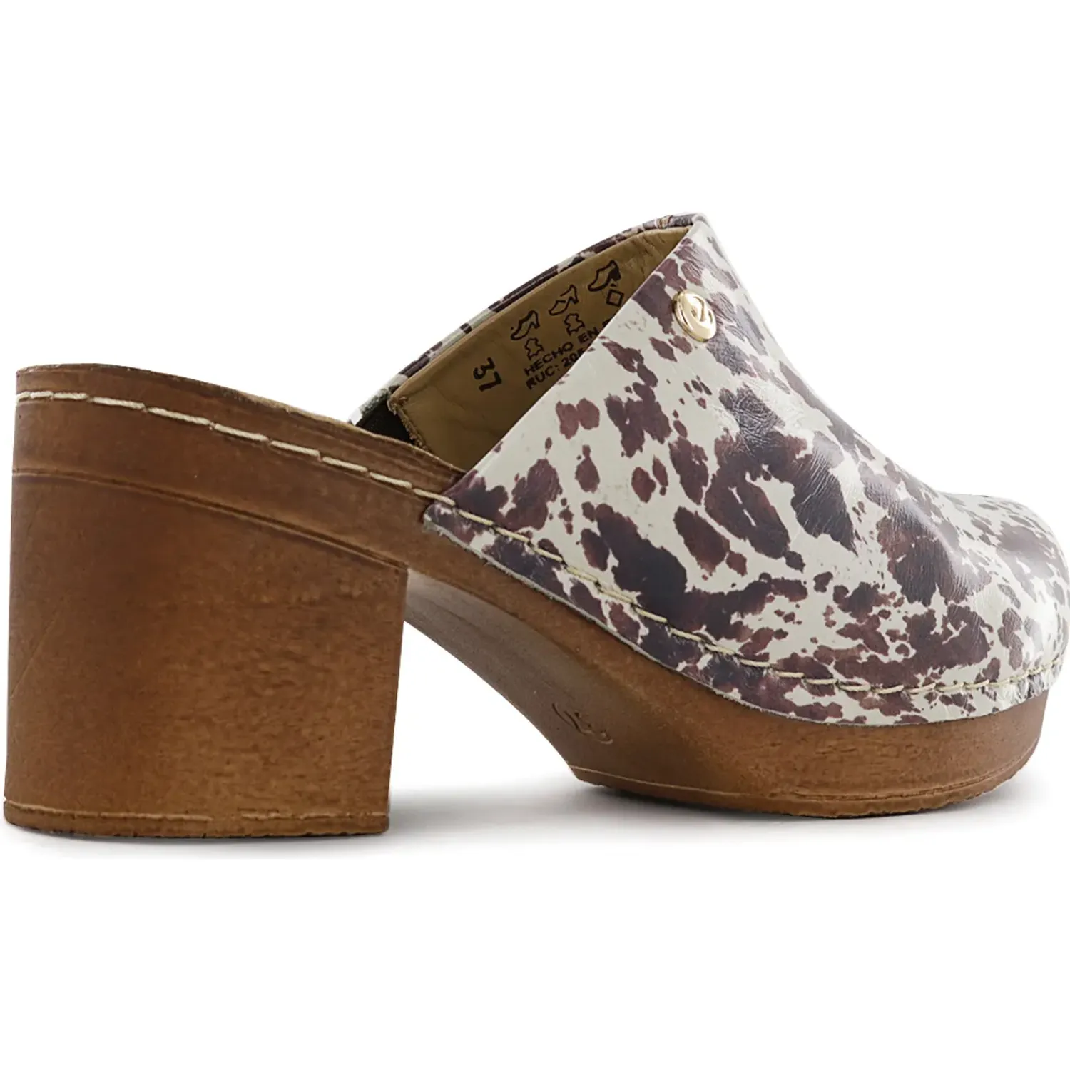 Ecco Zueco Ecco Mujer Telma08 color vaca | Platanitos