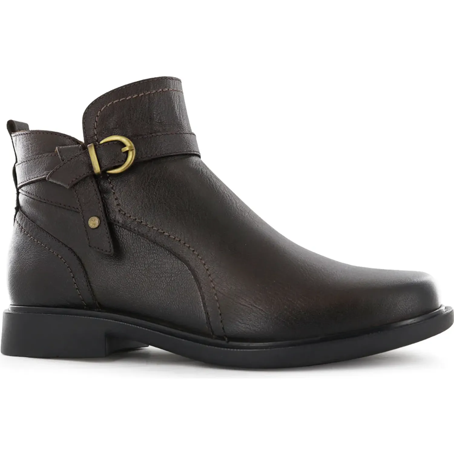 Botin Ecco Mujer Xara02 color habano | Platanitos