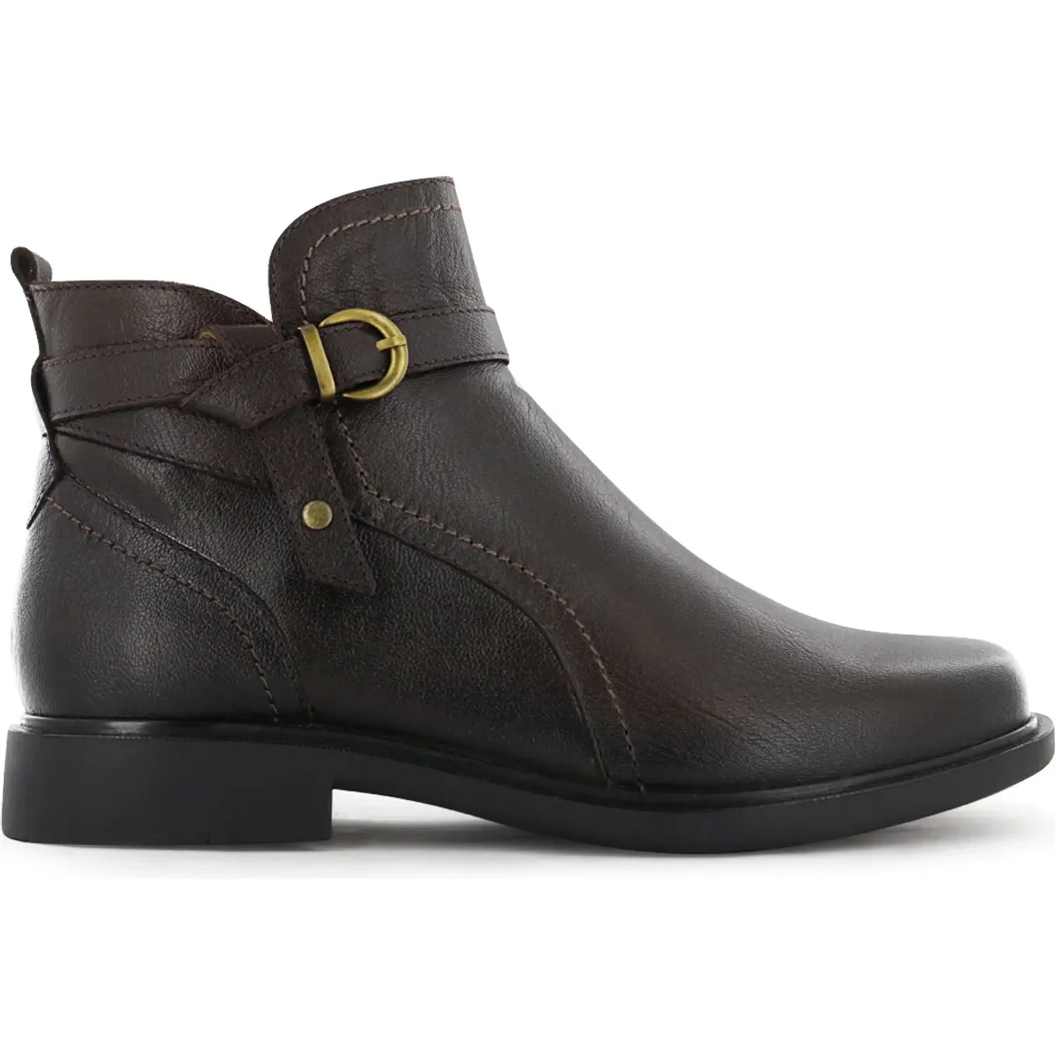 Botin Ecco Mujer Xara02 color habano | Platanitos