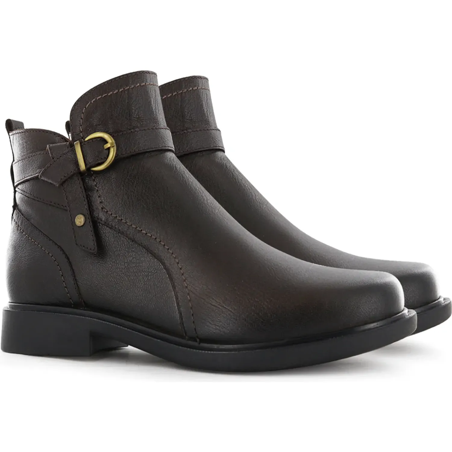 Botin Ecco Mujer Xara02 color habano | Platanitos