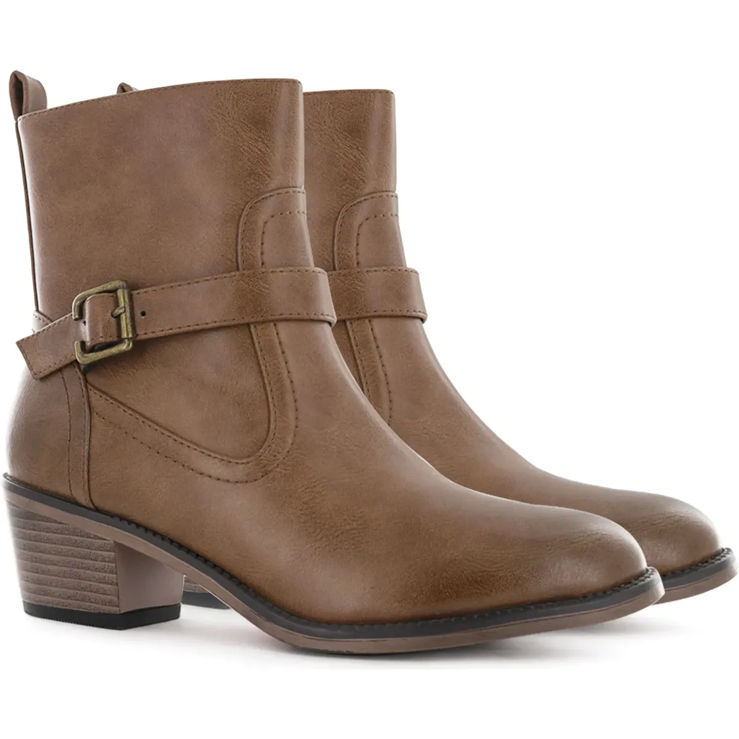 Botin Impuls Mujer Aysha13 color khaki | Platanitos