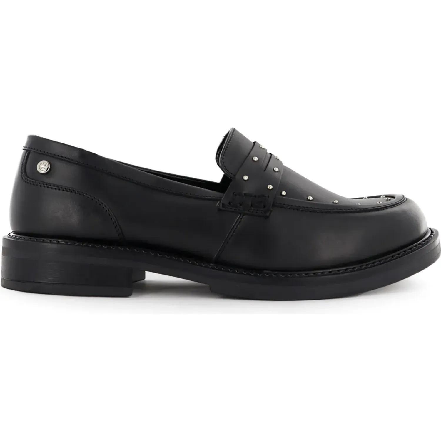 Mocasin Ecco Mujer Lipa03 color negro | Platanitos