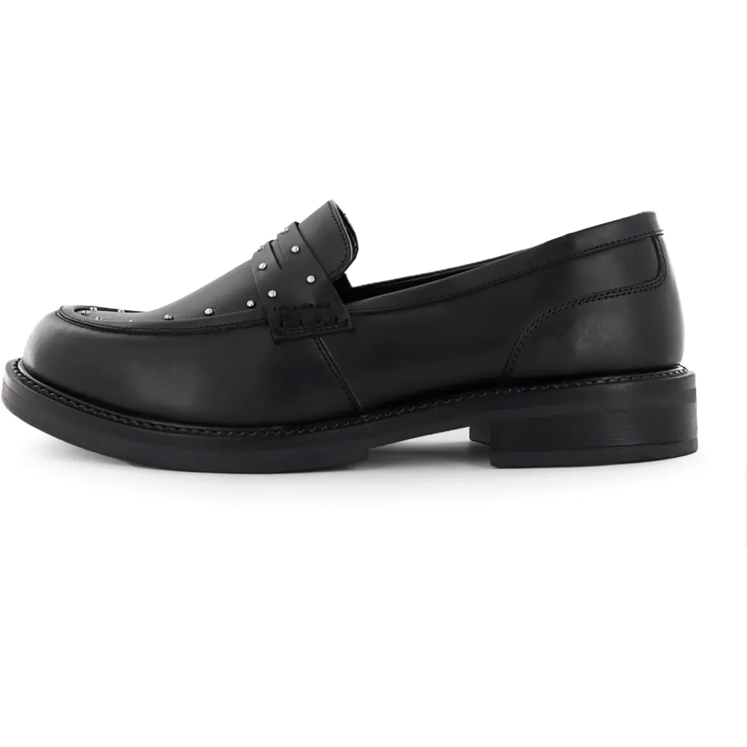 Mocasin Ecco Mujer Lipa03 color negro | Platanitos