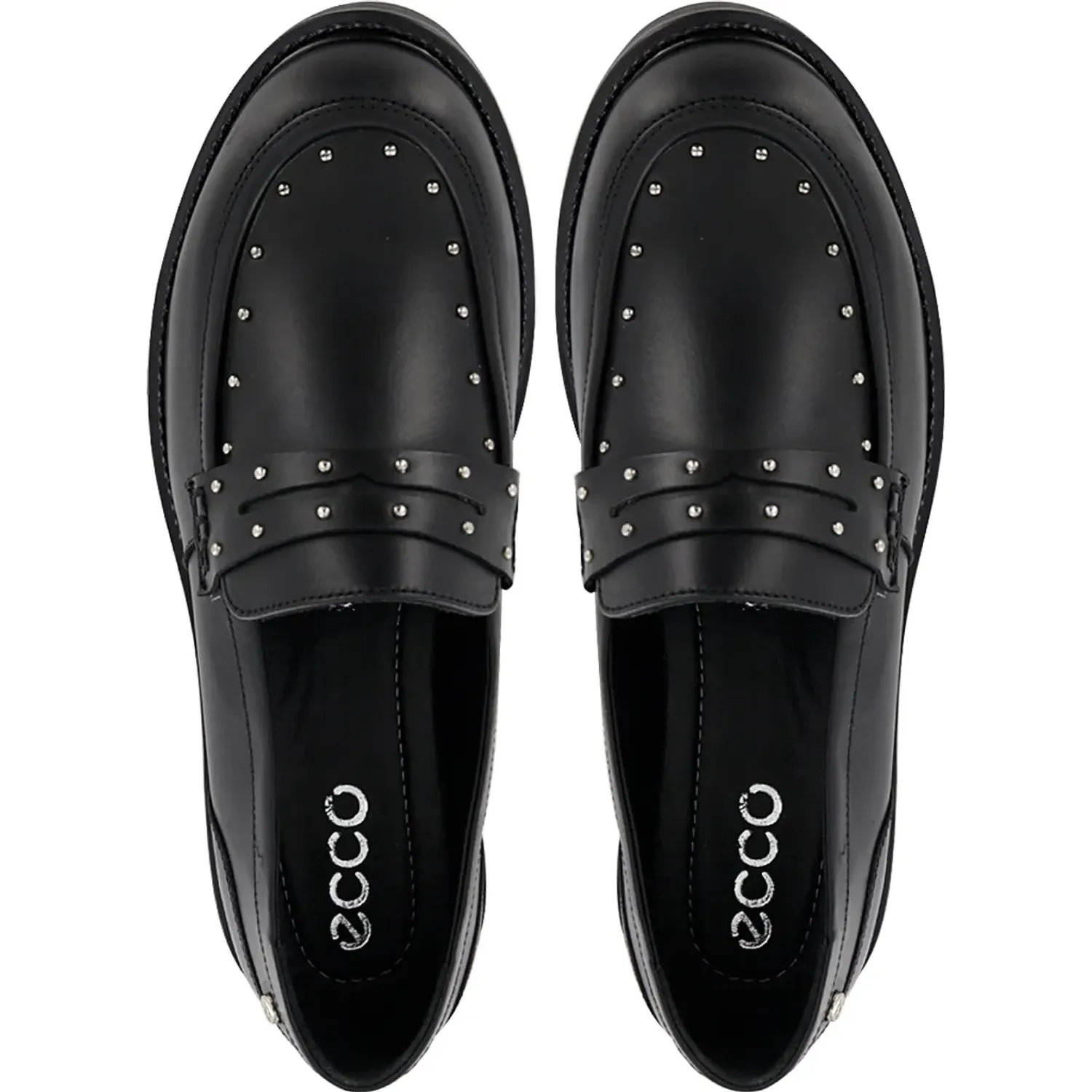 Mocasin Ecco Mujer Lipa03 color negro | Platanitos