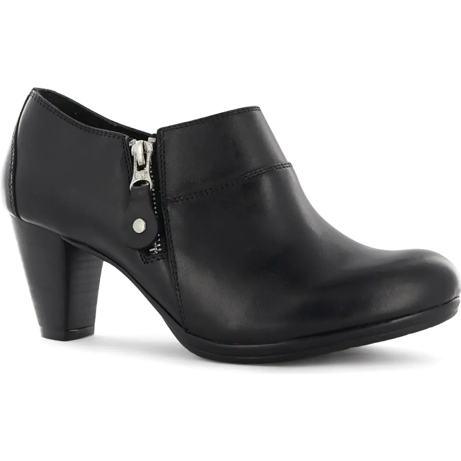 Botin Ecco Casual Mujer Dalila11 color negro | Platanitos