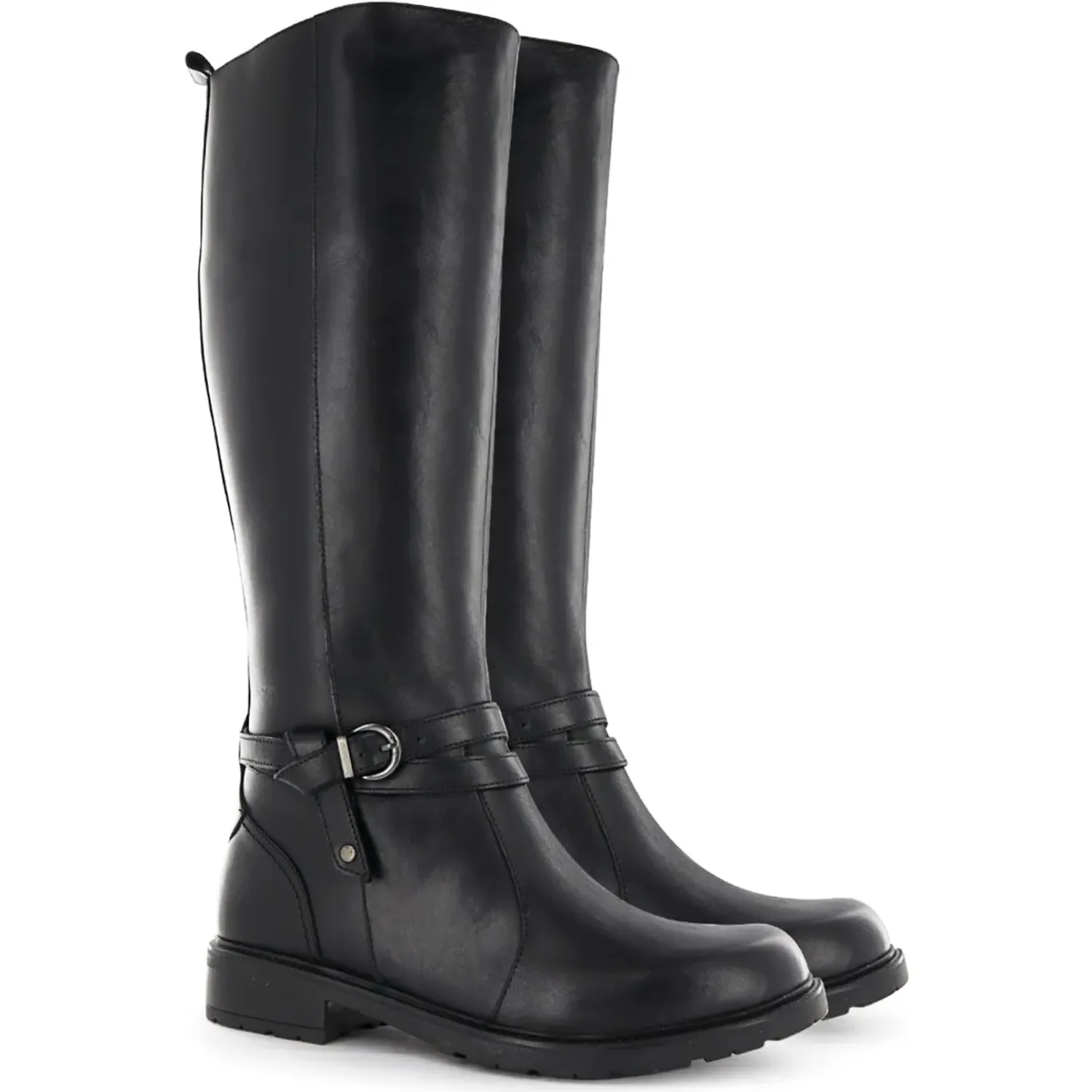 Ecco Bota Ecco Larga Casual Mujer Zumi04 color negro | Platanitos