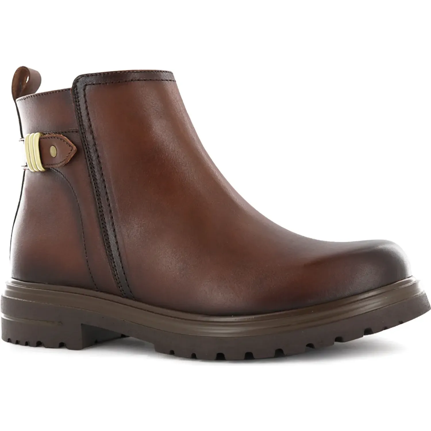 Botin Ecco Casual Mujer Giulia02 color cobre | Platanitos