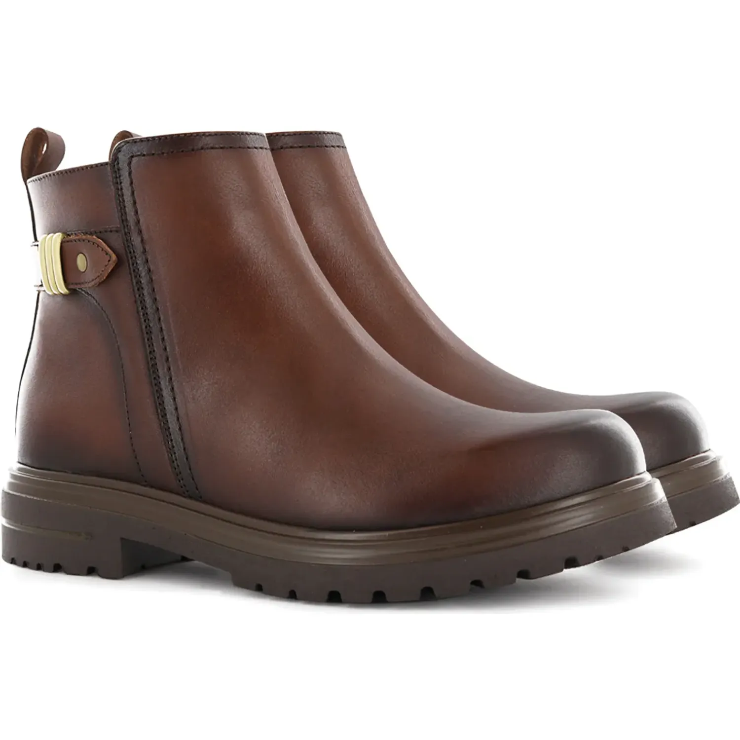 Botin Ecco Casual Mujer Giulia02 color cobre | Platanitos
