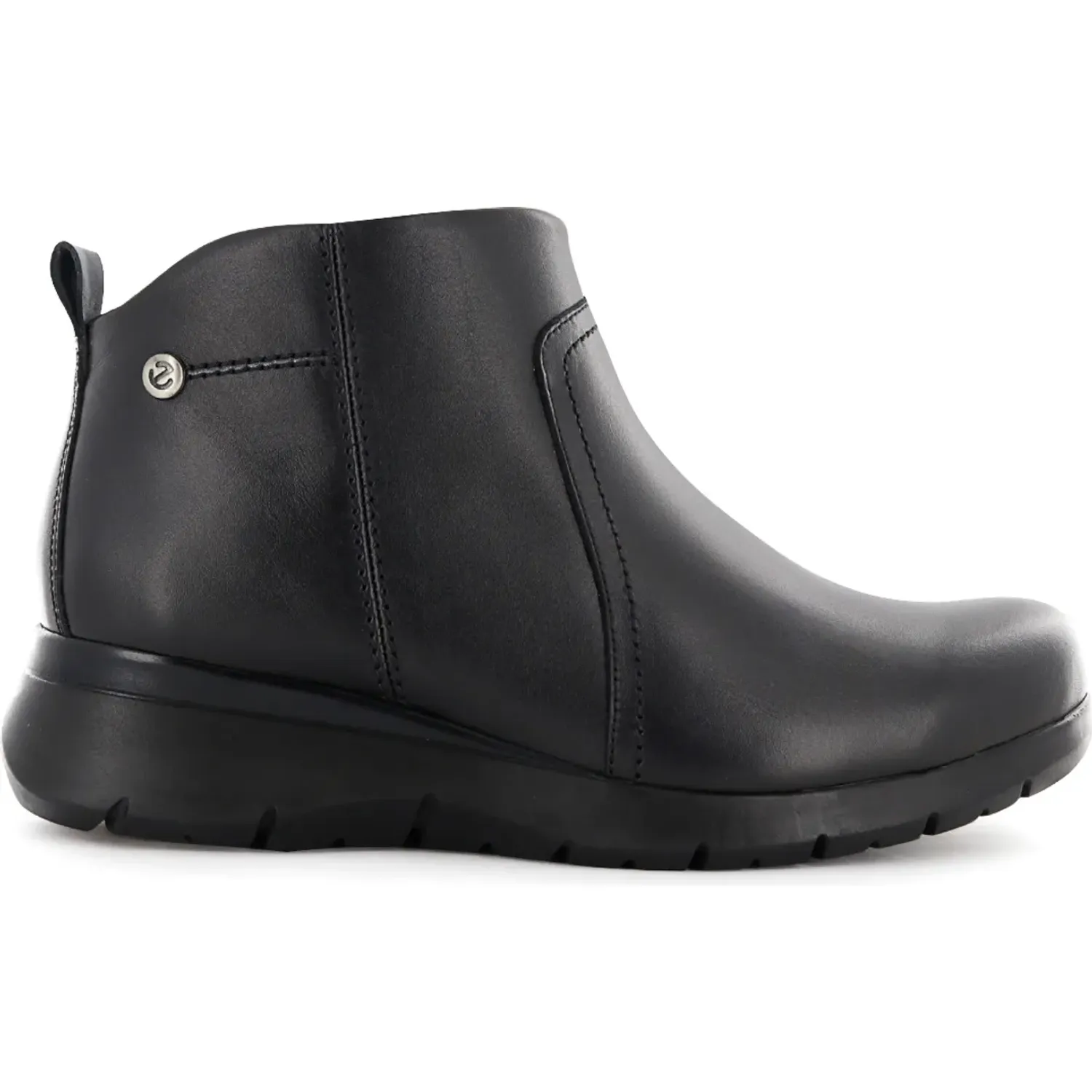 Botin Ecco Confort Mujer Astor17 color negro | Platanitos