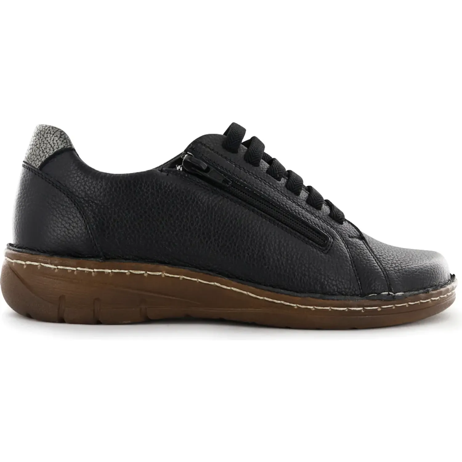 Ecco Zapatilla Ecco Confort Mujer Bonnie11 color negro | Platanitos